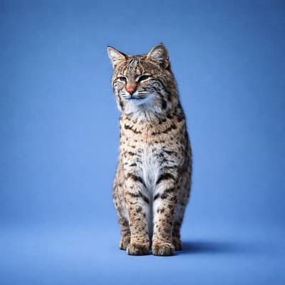 Framed Photographic Print of A Bobcat. Antique Art. Original Frame - Thumbnail 7