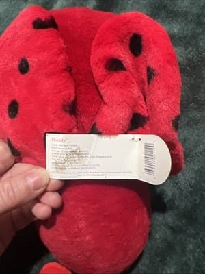 Bugsly The Ladybug Is Representative of Russ Berrie's Plush Toy Stuffed Animal - Thumbnail 6