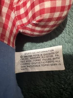 Vintage Ideal Kit Doll with Cloth Body and Plastic Limbs. Circa 1984. Very Nice - Thumbnail 4