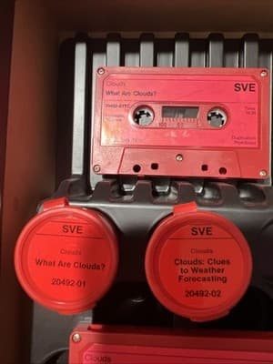 SVE Educational Cassette Tapes On Clouds and Weather Forecasting. Lot of 4 - Thumbnail 7