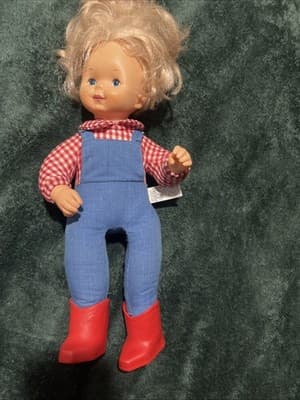 Vintage Ideal Kit Doll with Cloth Body and Plastic Limbs. Circa 1984. Very Nice - Thumbnail 5