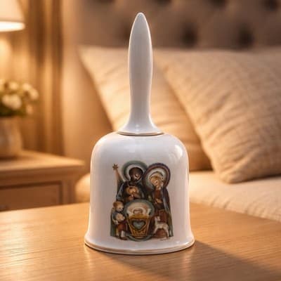 Schmid 1973 Limited Edition Christmas Bell. Nativity scene. - Thumbnail 4