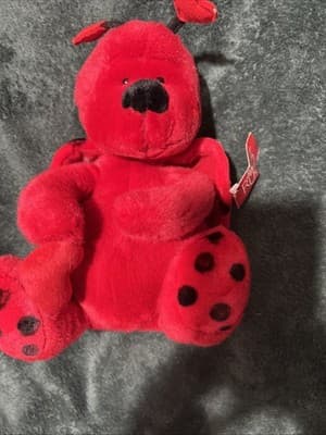 Bugsly The Ladybug Is Representative of Russ Berrie's Plush Toy Stuffed Animal - Thumbnail 7