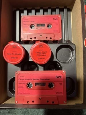 SVE Educational Cassette Tapes On Clouds and Weather Forecasting. Lot of 4 - Thumbnail 6