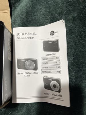 This Is A GE A735 7.0 Megapixel Compact Digital Camera. Untested - Thumbnail 3