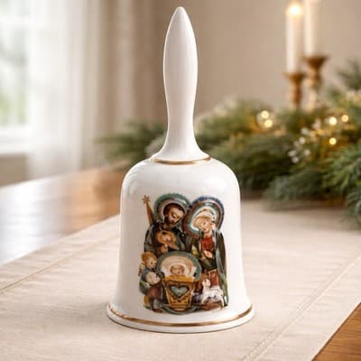 Schmid 1973 Limited Edition Christmas Bell. Nativity scene. - Thumbnail 6