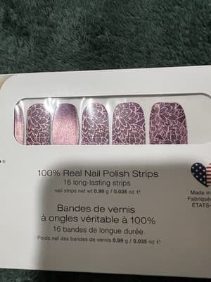 Color Street Nail Polish Strips, Rule Of Plum, Purple, New In Box, READ!!!