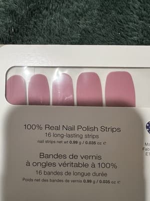 Color Street MANCHESTER MAUVE 100% Real Nail Polish Strips Dusty Pink RETIRED!
