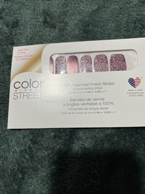 Color Street Nail Polish Strips, Rule Of Plum, Purple, New In Box, READ!!! - Thumbnail 2