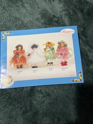 Lenci Felt Doll (1919) CATALOG Models Samples Lacquer MASCOT Boudoir DOLLS Italy - Thumbnail 4