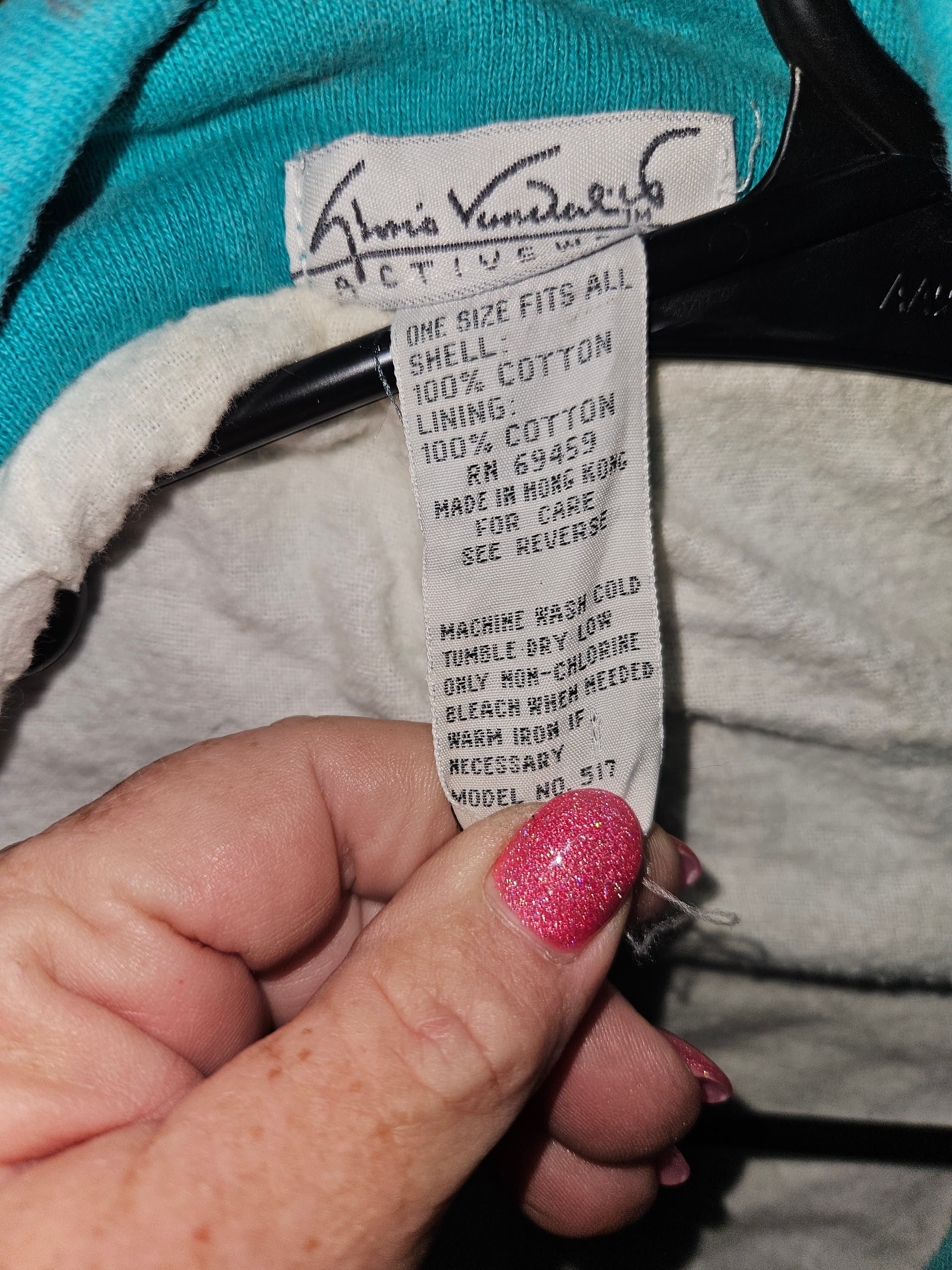 Vintage Teal Button-Up Jacket with Hood - Thumbnail 2