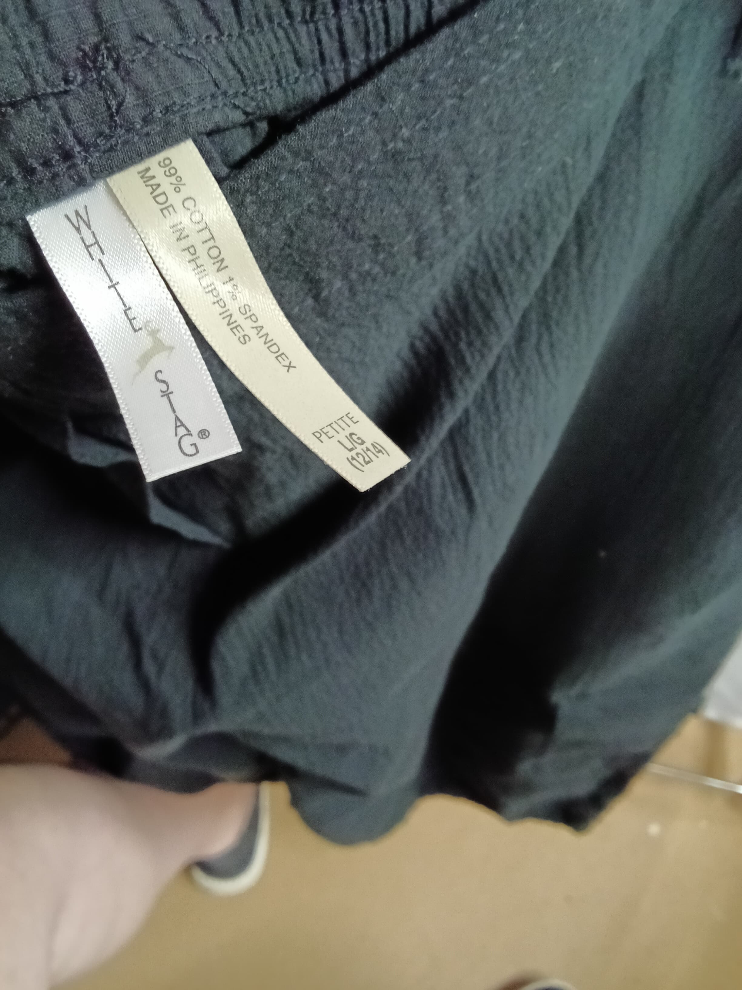 White Stag Black Cargo Pants with Pockets - Thumbnail 3