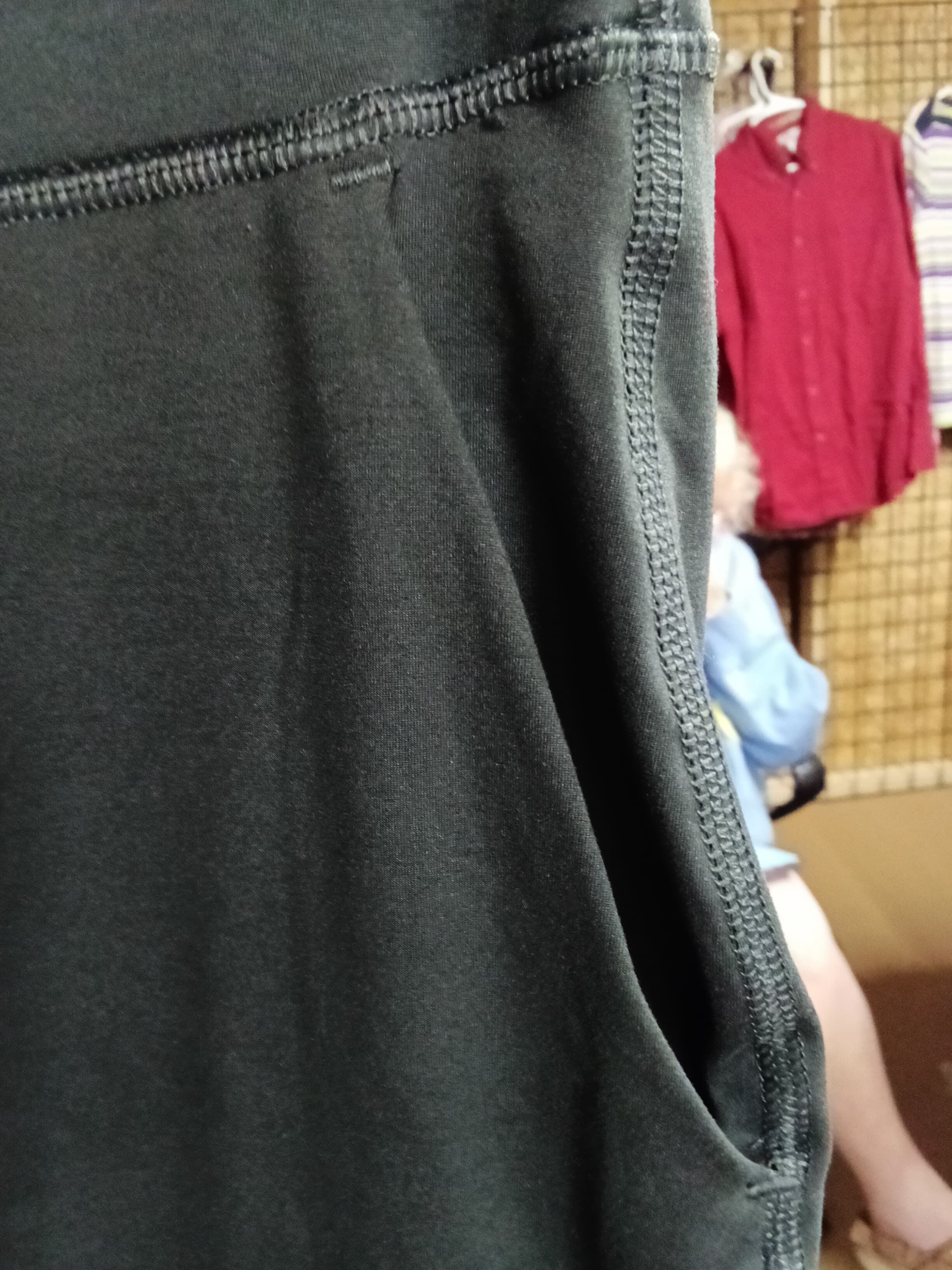 Women's Black Jogger Pants with Pockets - Thumbnail 2