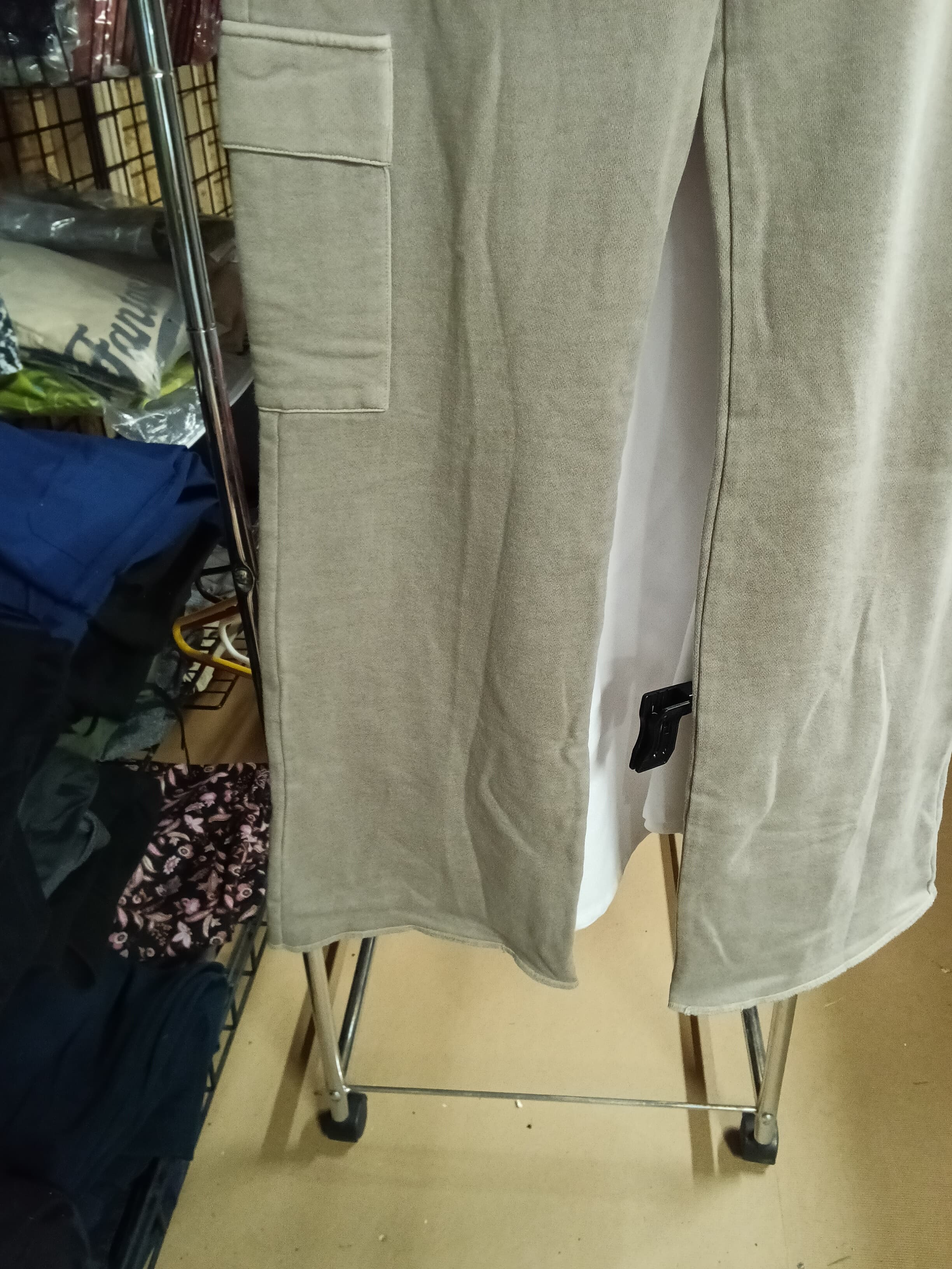 Old Navy Beige Cargo Joggers with Drawstring Waist - Thumbnail 2