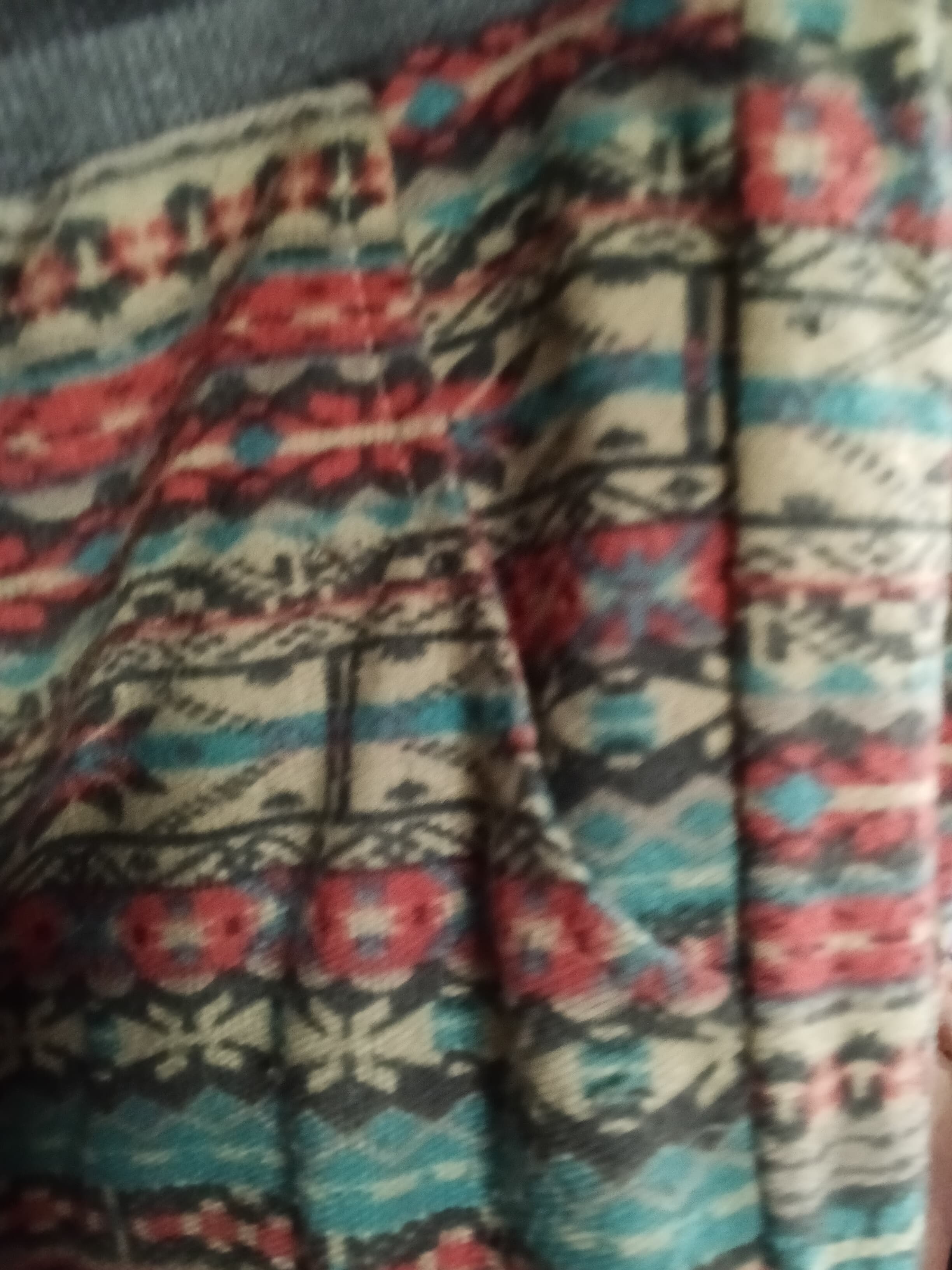 Kiss & Cry Patterned Jogger Pants with Drawstring Waist - Thumbnail 2