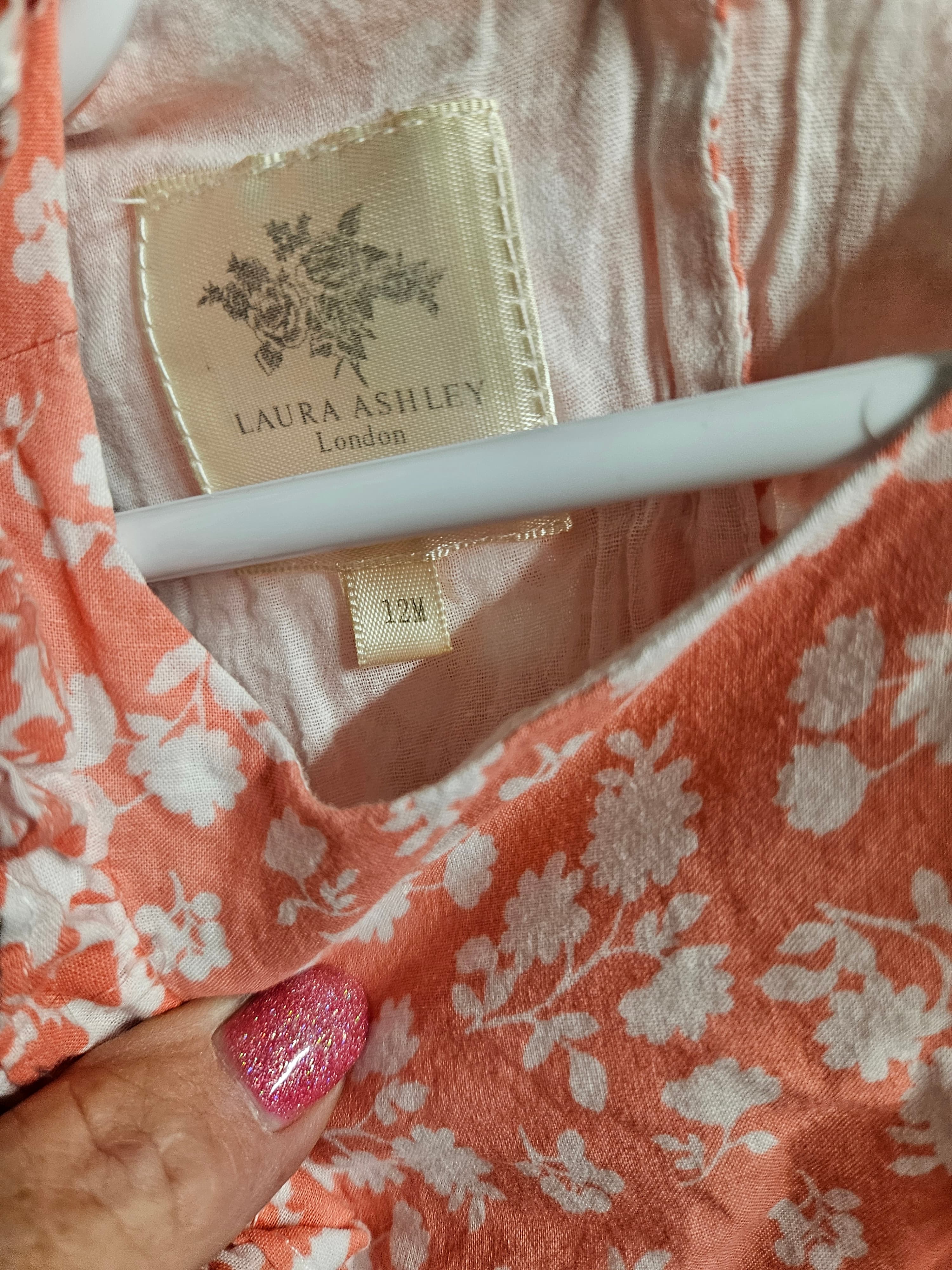 Floral Sleeveless Baby Dress with Ruffle Details - Thumbnail 2