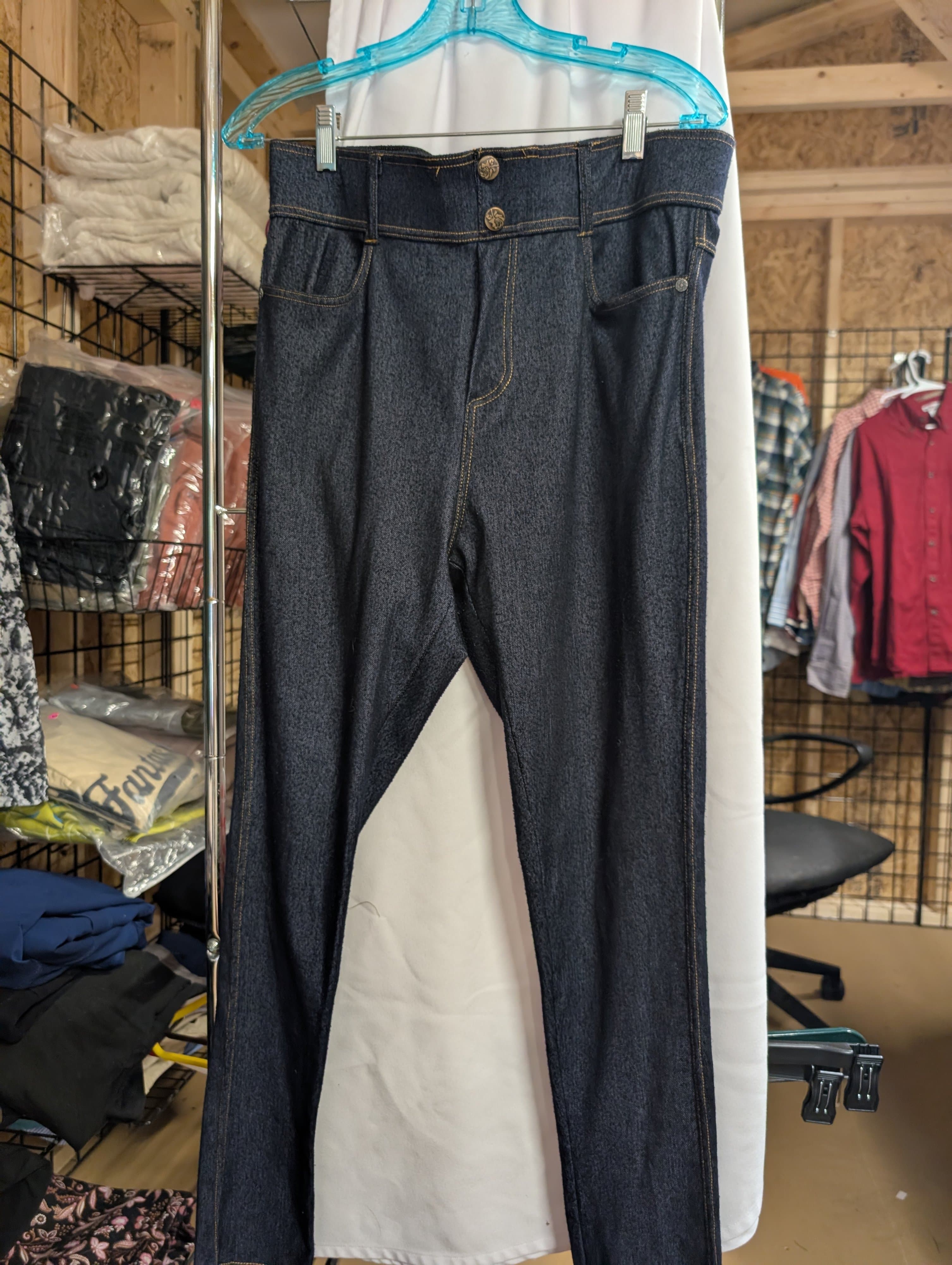 Bay City High-Waisted Dark Denim Jeans - Thumbnail 2