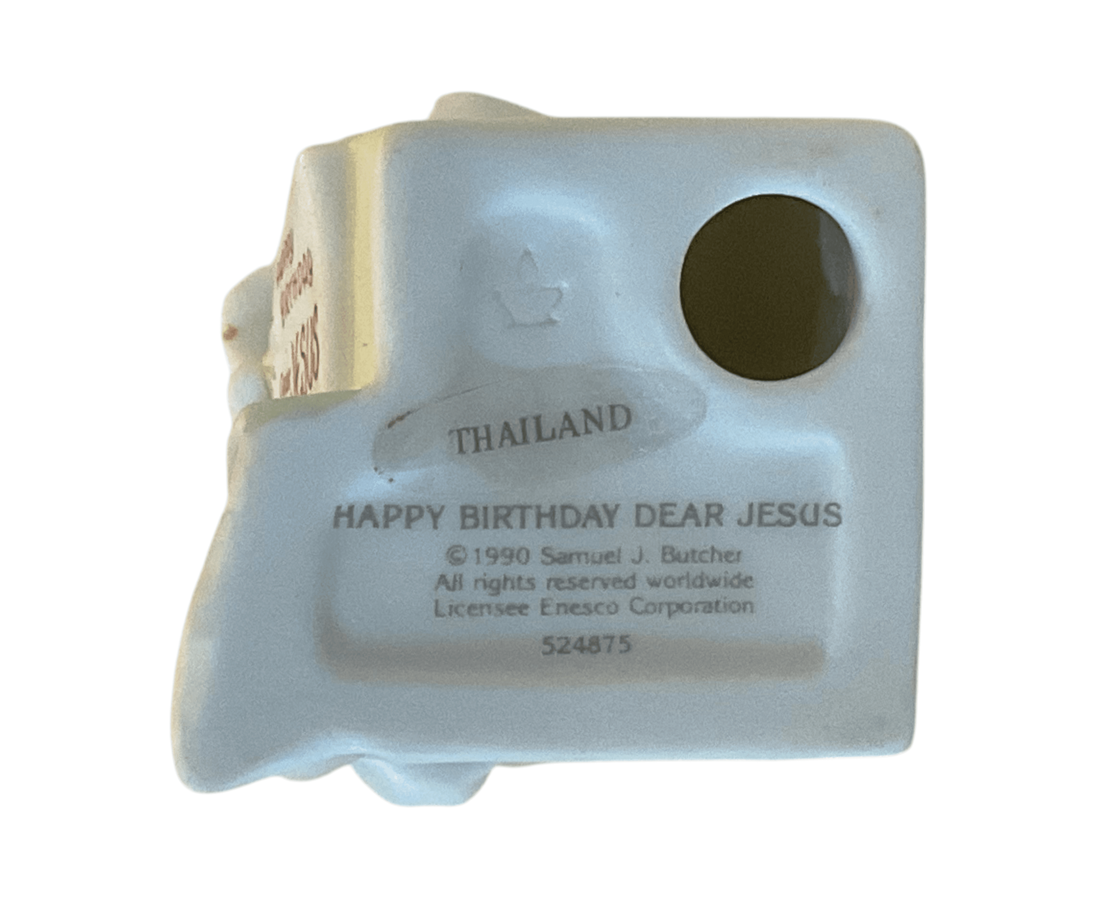 Precious Moments Bear Figurine Happy Birthday Jesus - Thumbnail 5