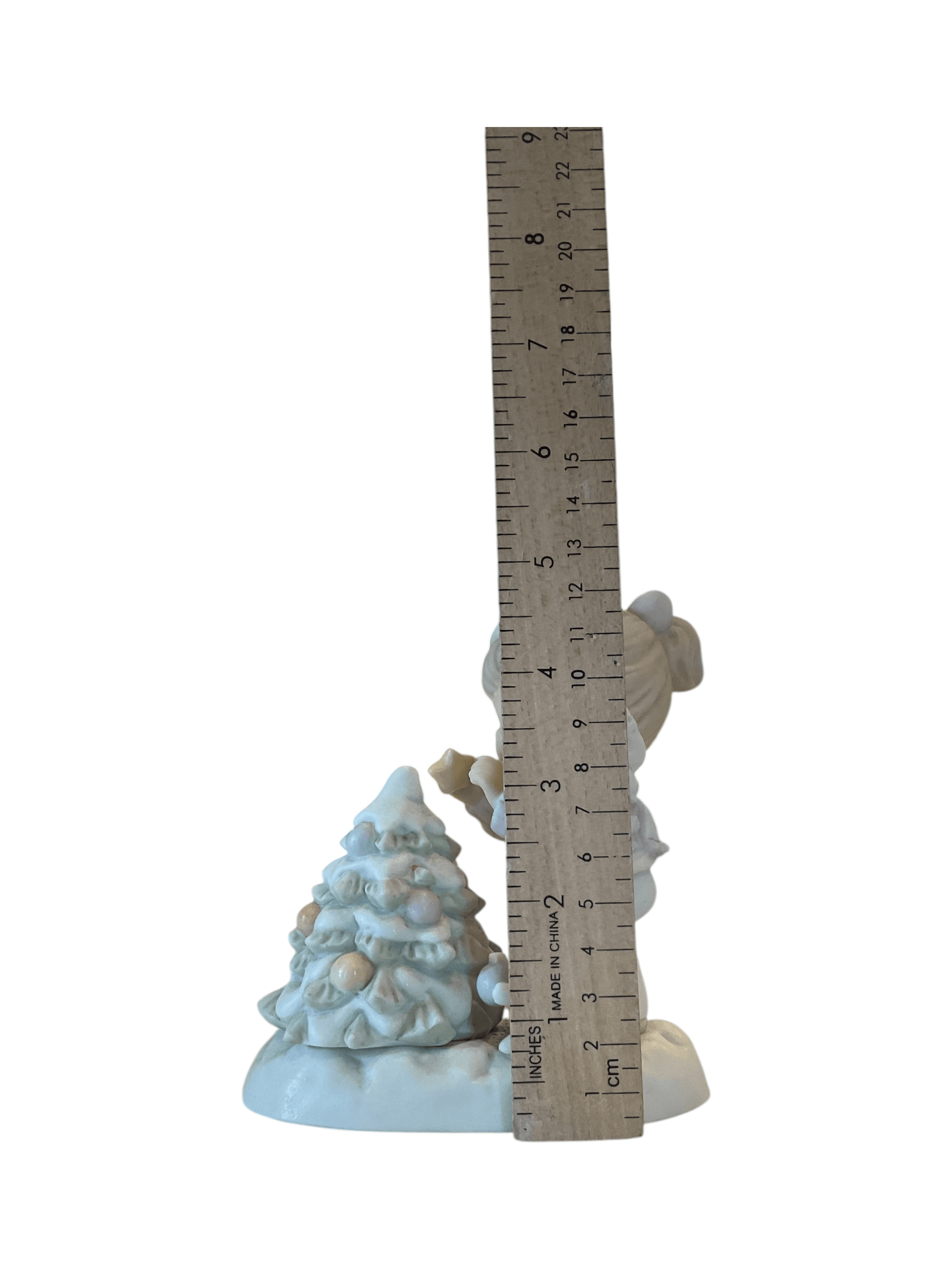 Precious Moments Christmas Figurine with Child and Tree - Thumbnail 6