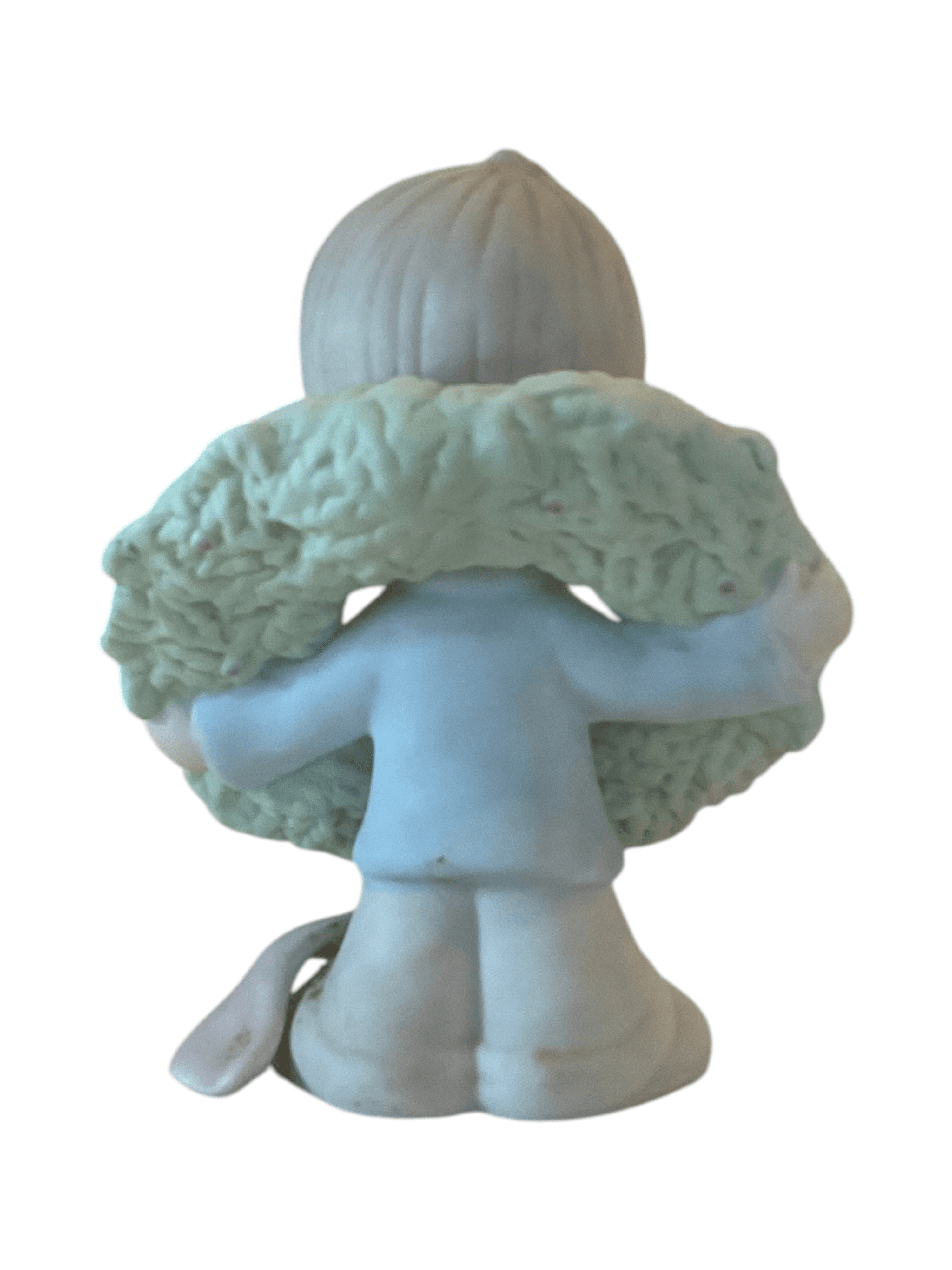 Precious Moments Figurine with Wreath and Bow - Thumbnail 3