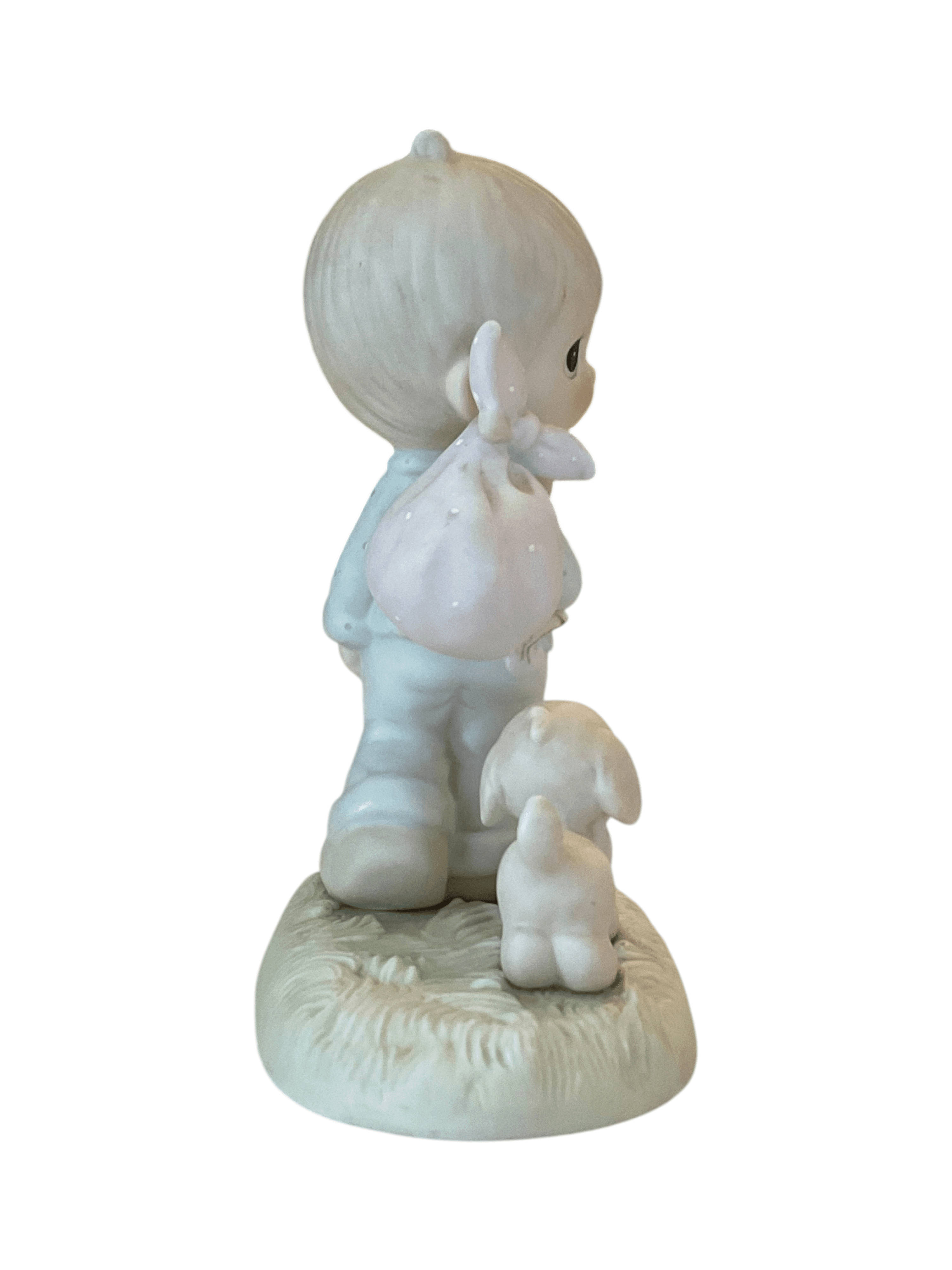 Precious Moments Boy with Dog Figurine - Thumbnail 4