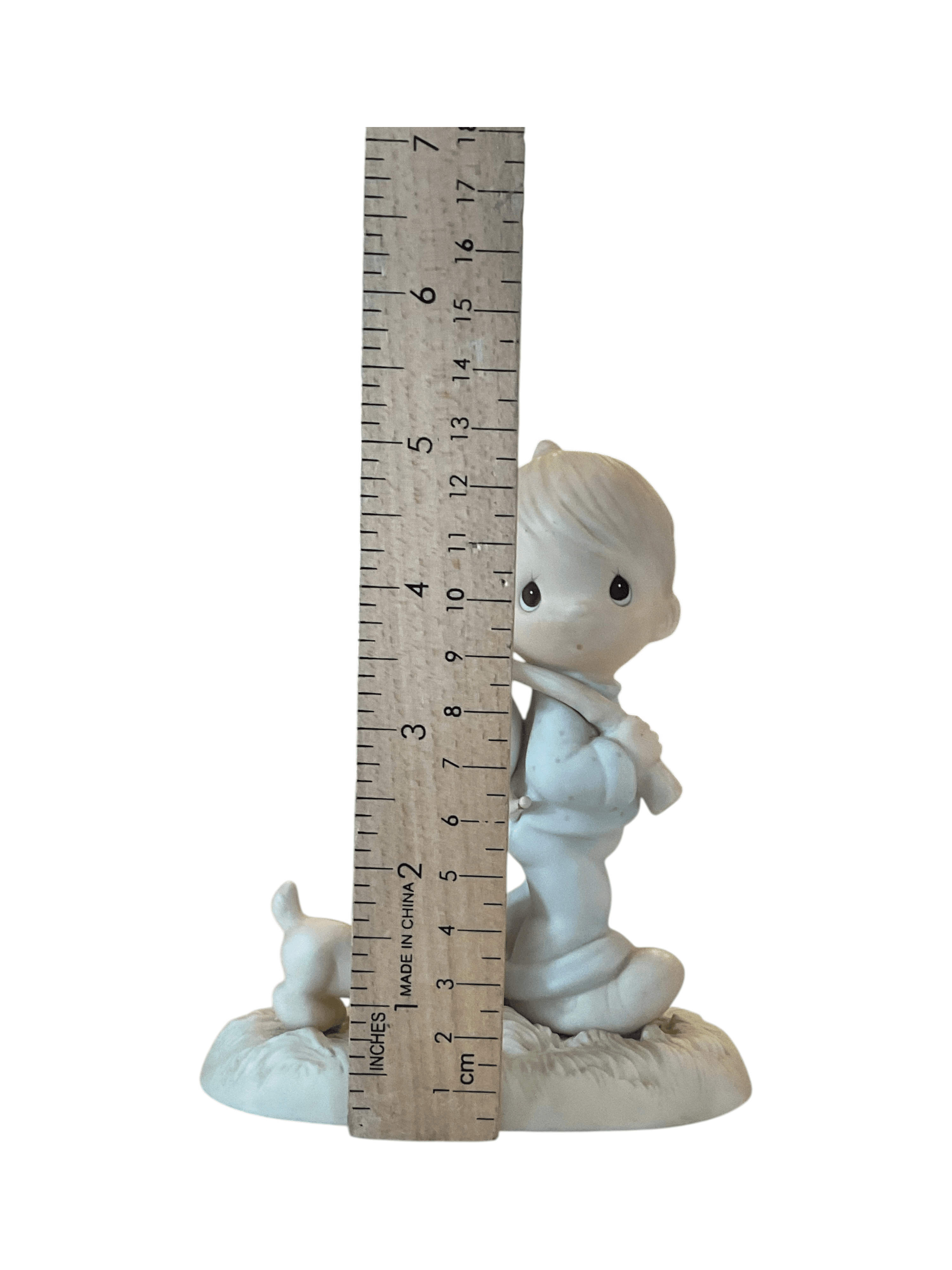 Precious Moments Boy with Dog Figurine - Thumbnail 6