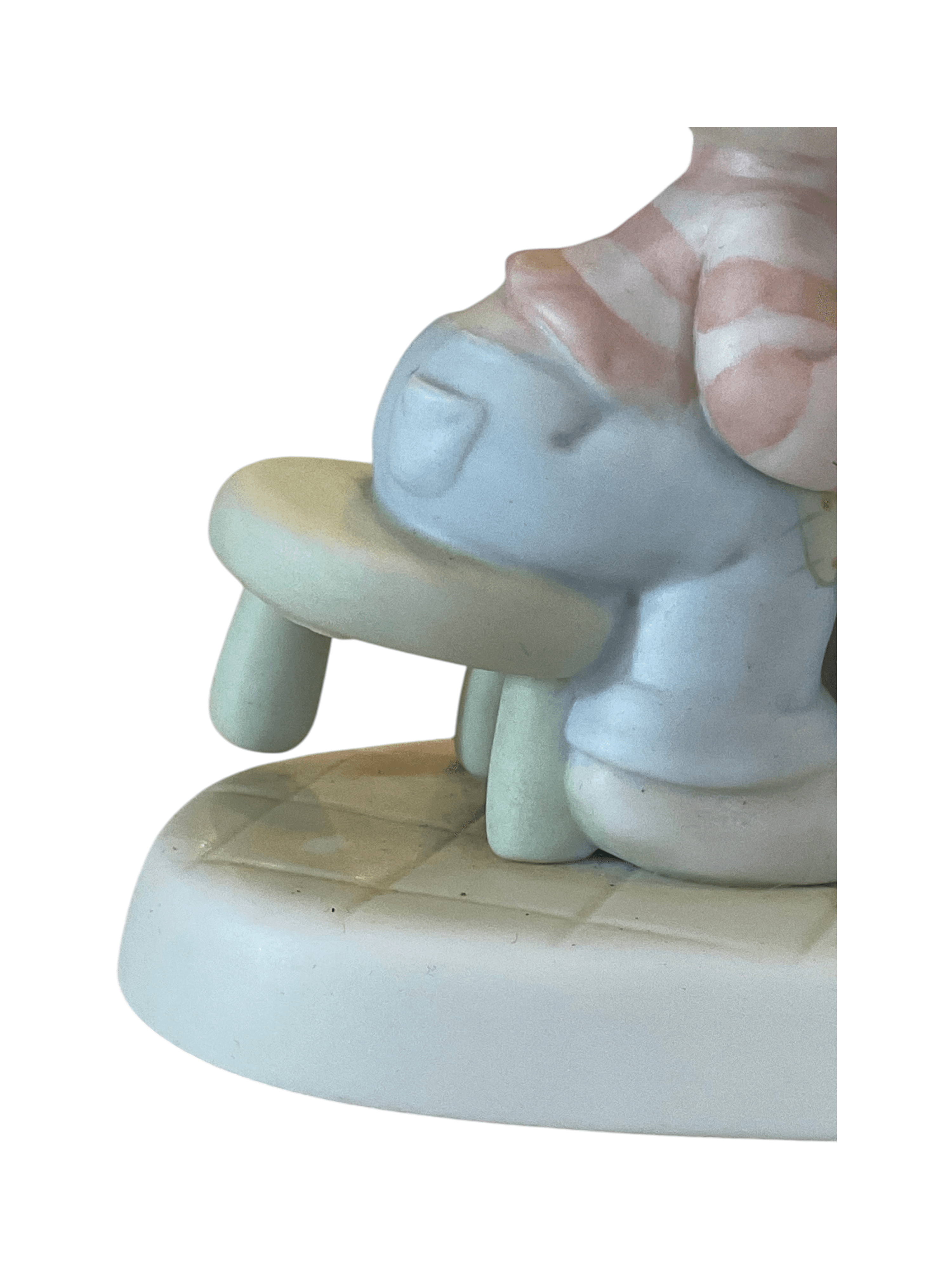 Precious Moments Figurine Boy with Cake and Mouse - Thumbnail 2