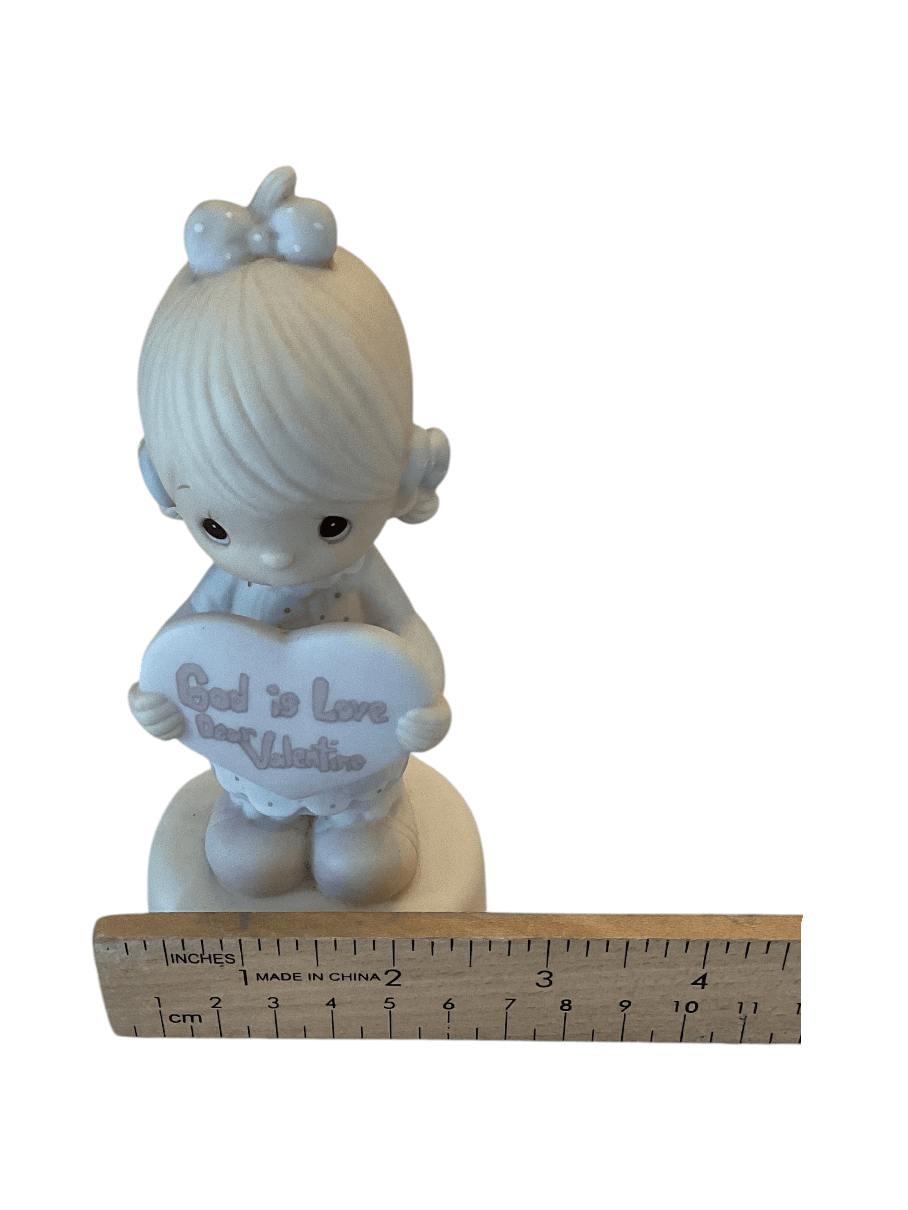 Precious Moments “GOD IS LOVE DEAR VALENTINE” Figurine 1981 - Thumbnail 7