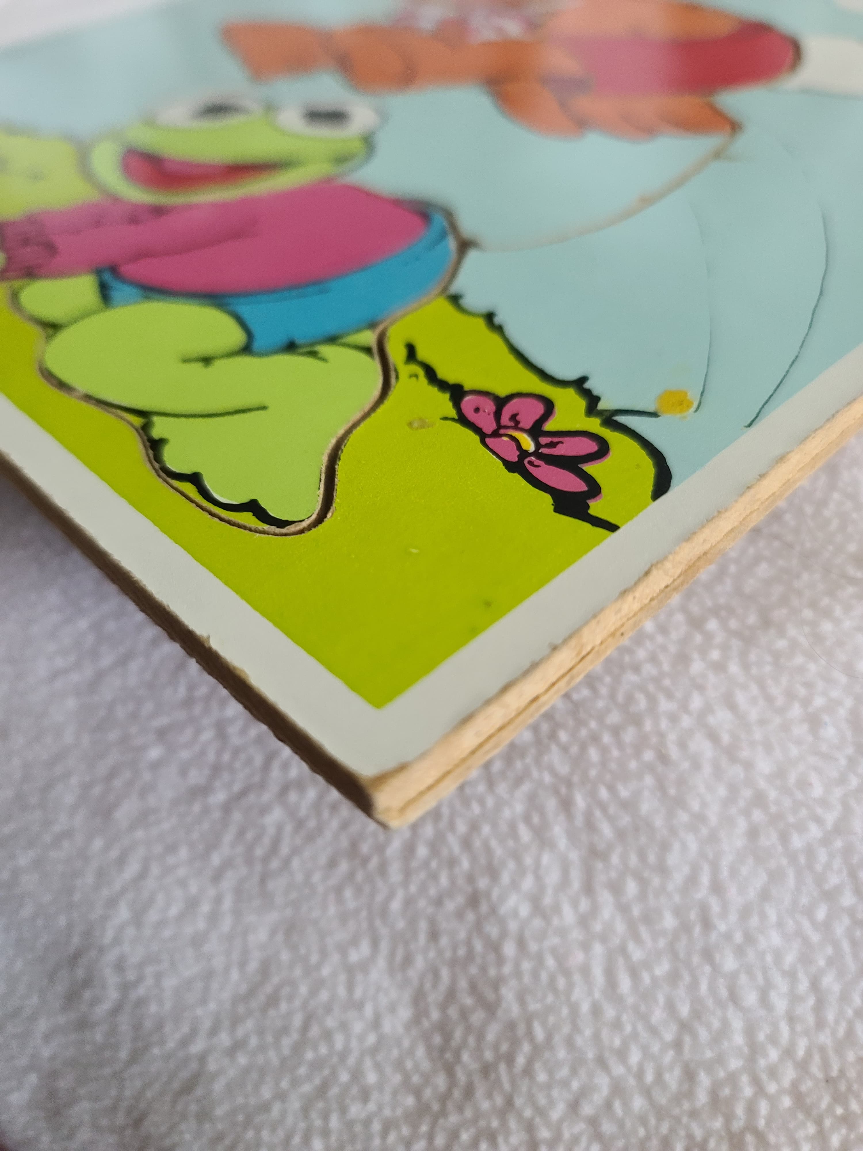 Vintage Playskool Baby Kermit & Fozzie Puzzle 1983 - Thumbnail 4