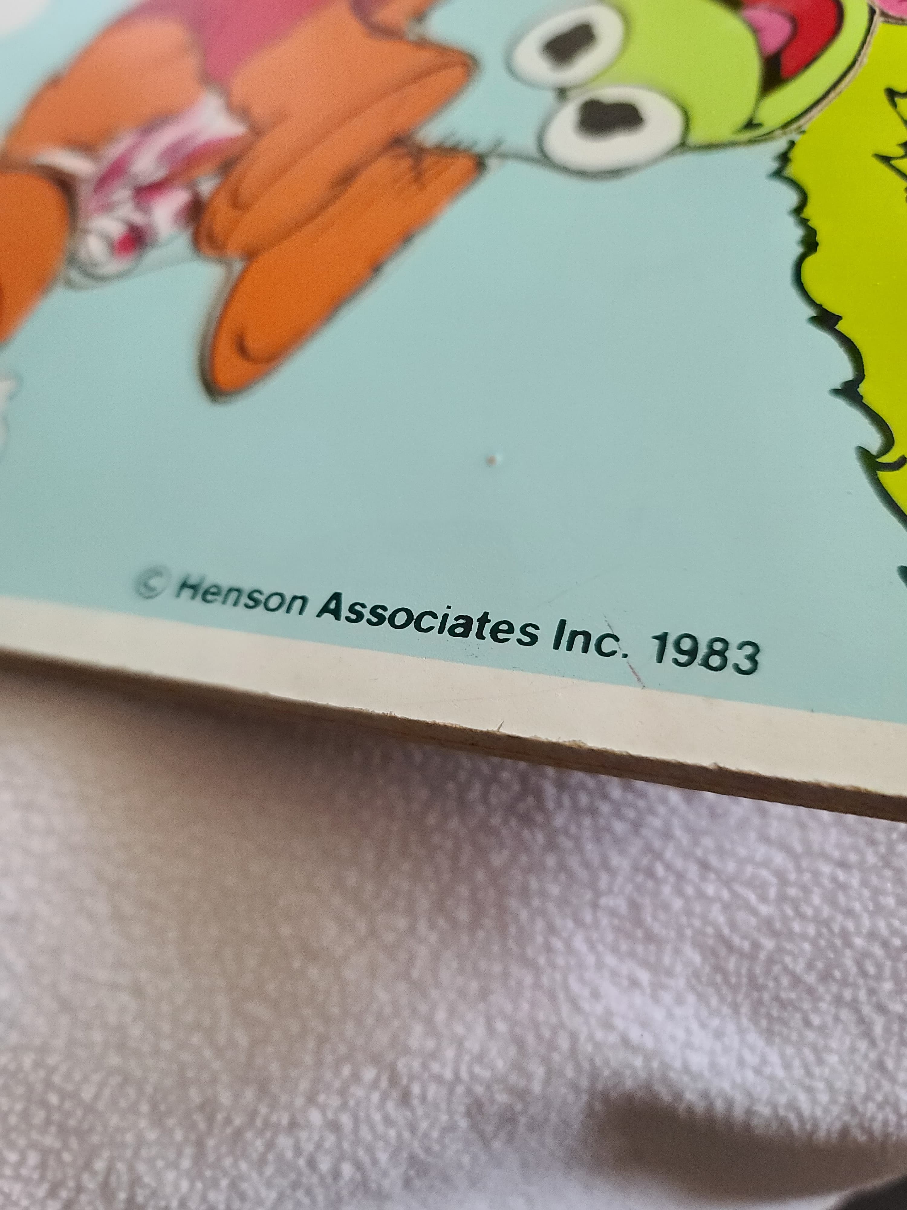 Vintage Playskool Baby Kermit & Fozzie Puzzle 1983 - Thumbnail 6