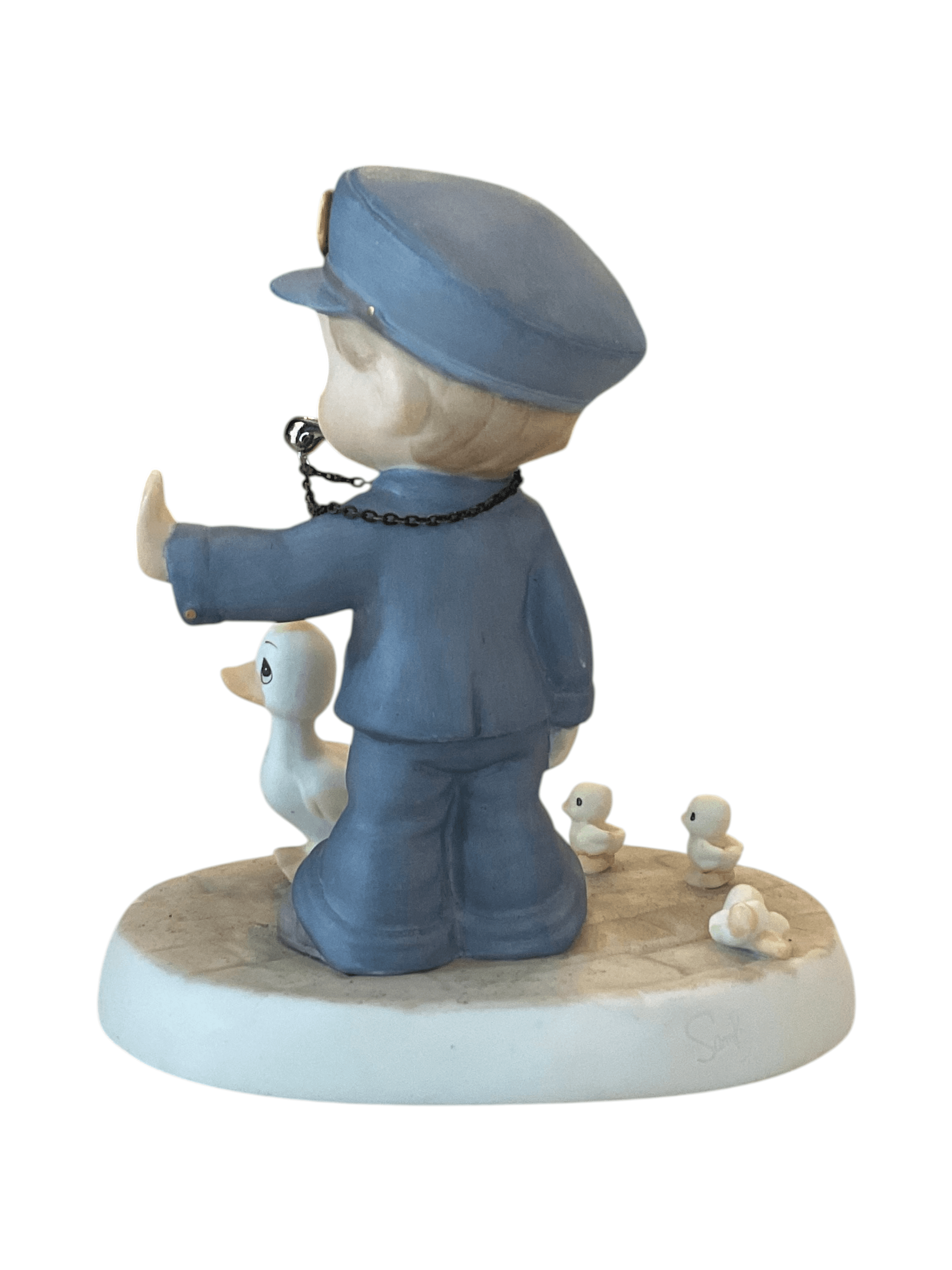 Precious Moments Police Officer Figurine with Ducks - Thumbnail 3