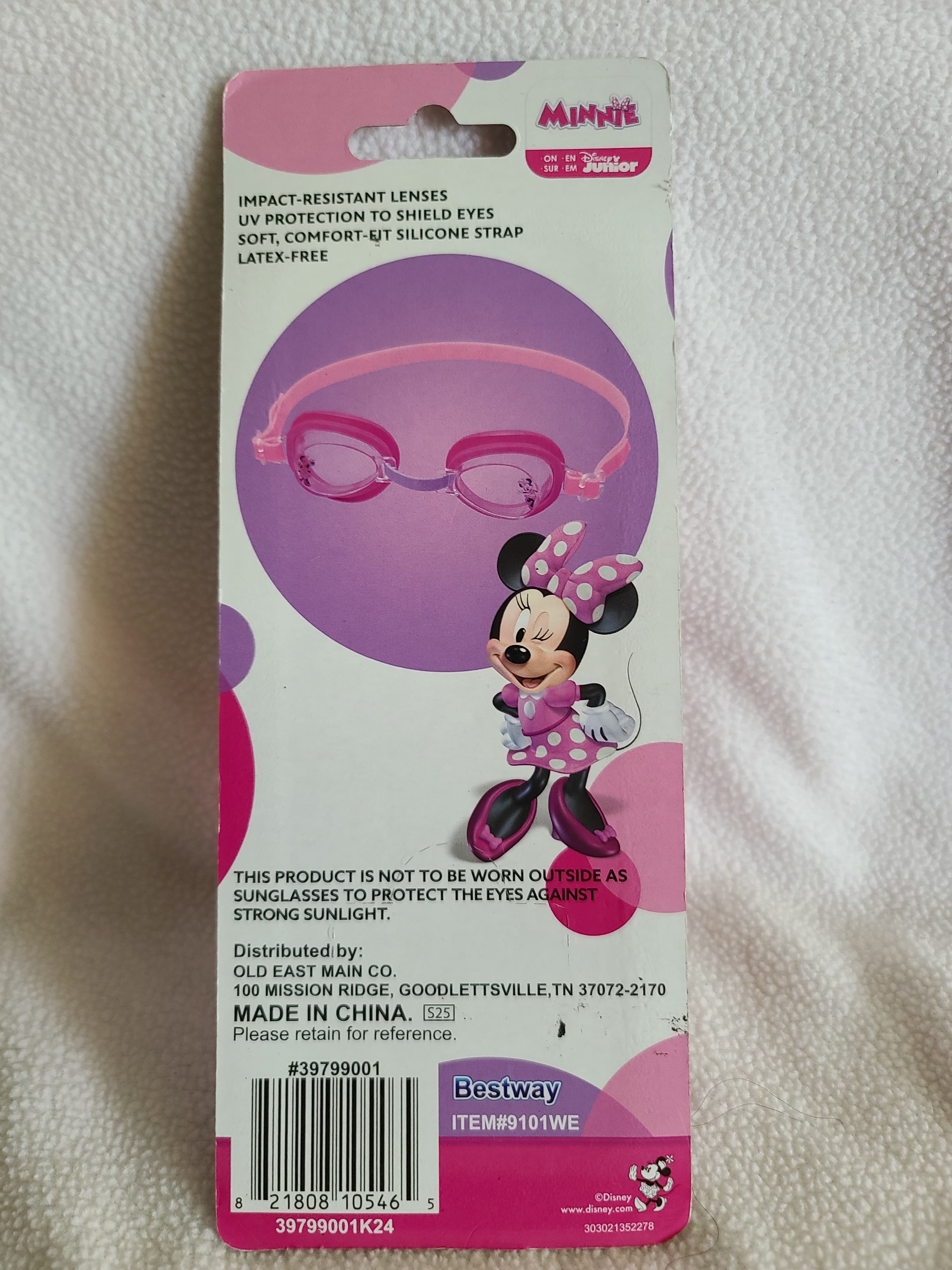 Disney Minnie Mouse Swim Goggles Child 3+ Bestway - Thumbnail 2