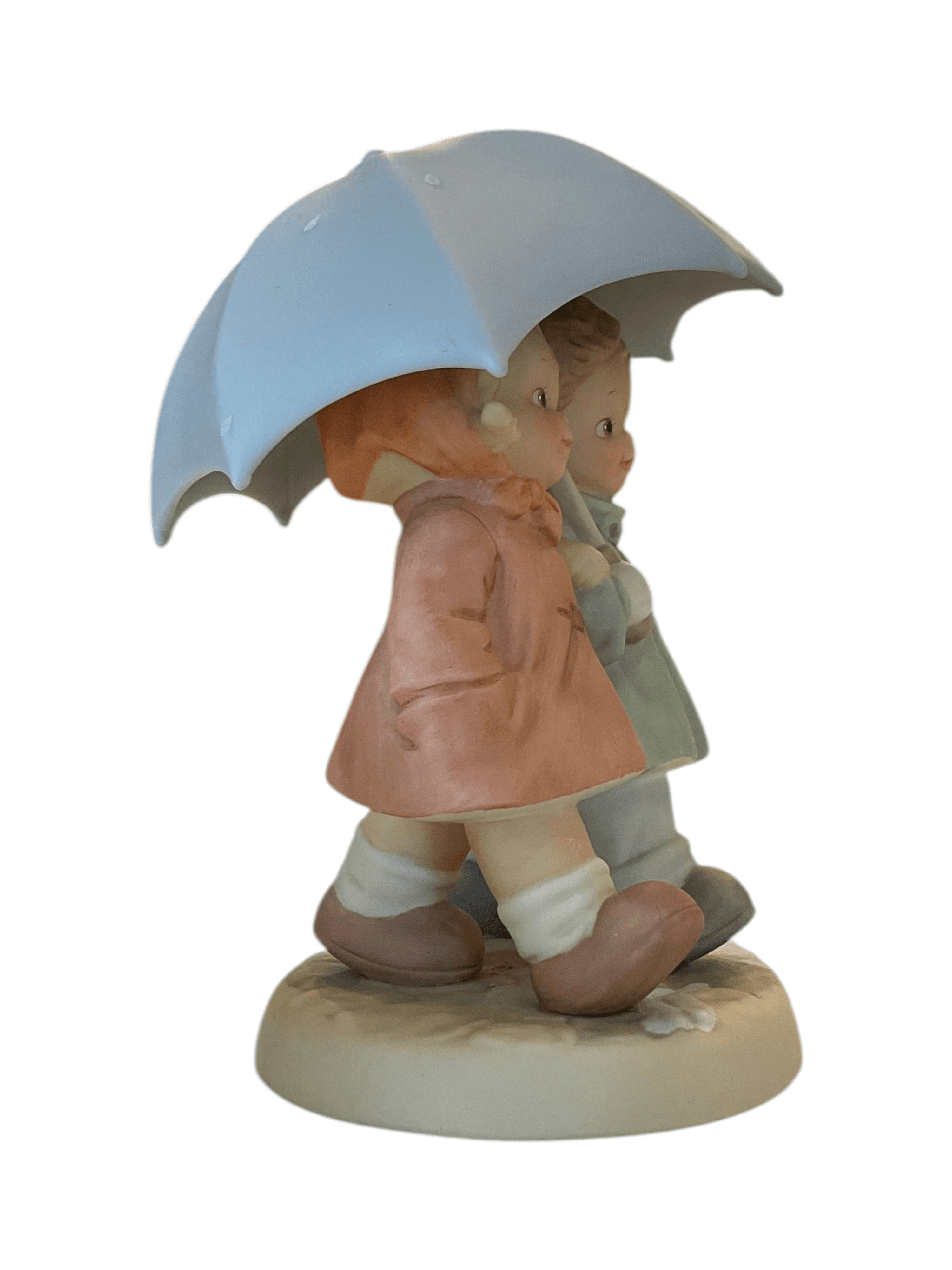 Enesco Precious Moments Figurine Couple Under Umbrella - Thumbnail 2