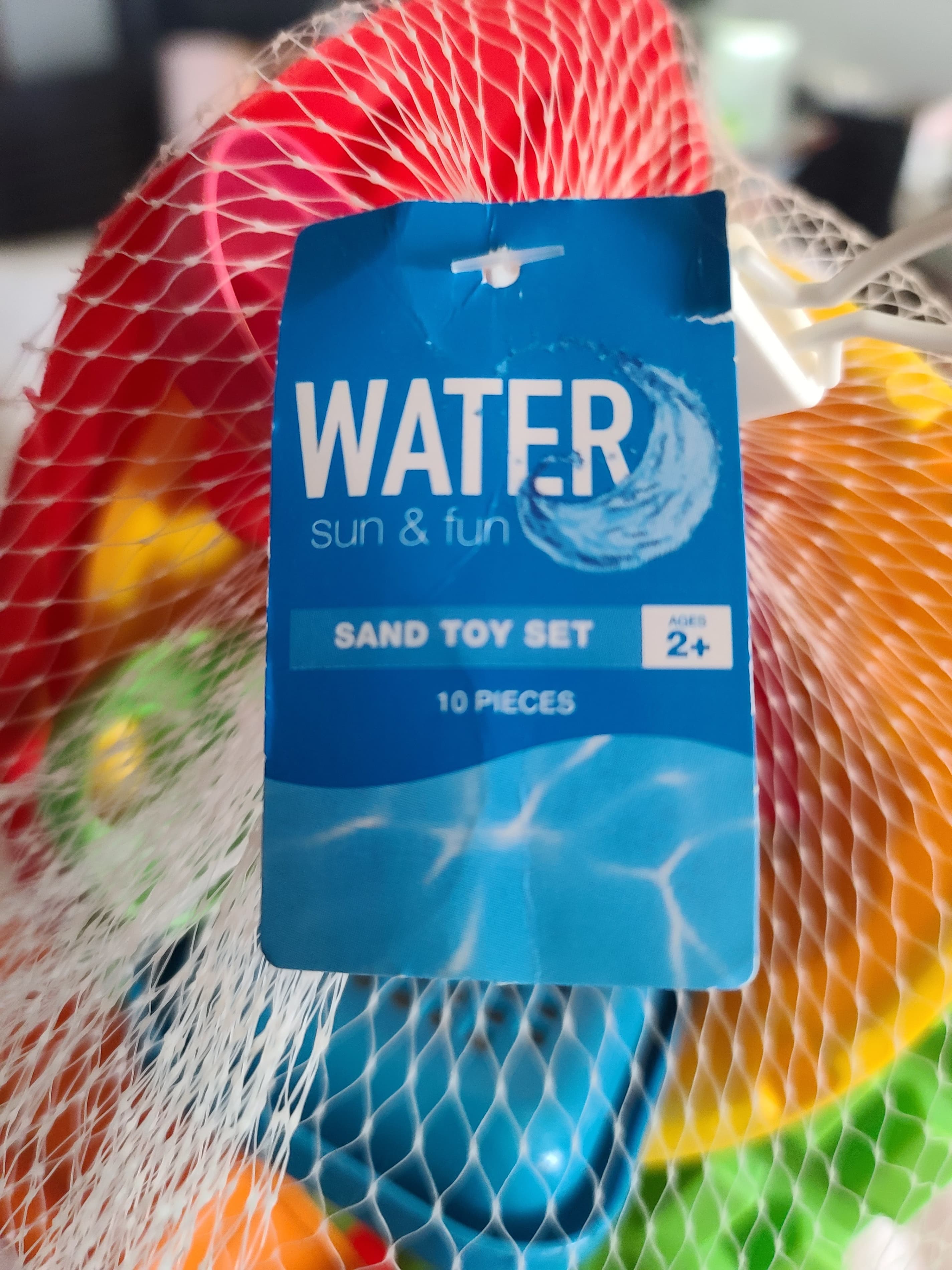 Water Sun & Fun Sand Toy Set 10 Pieces Ages 2+ - Thumbnail 2