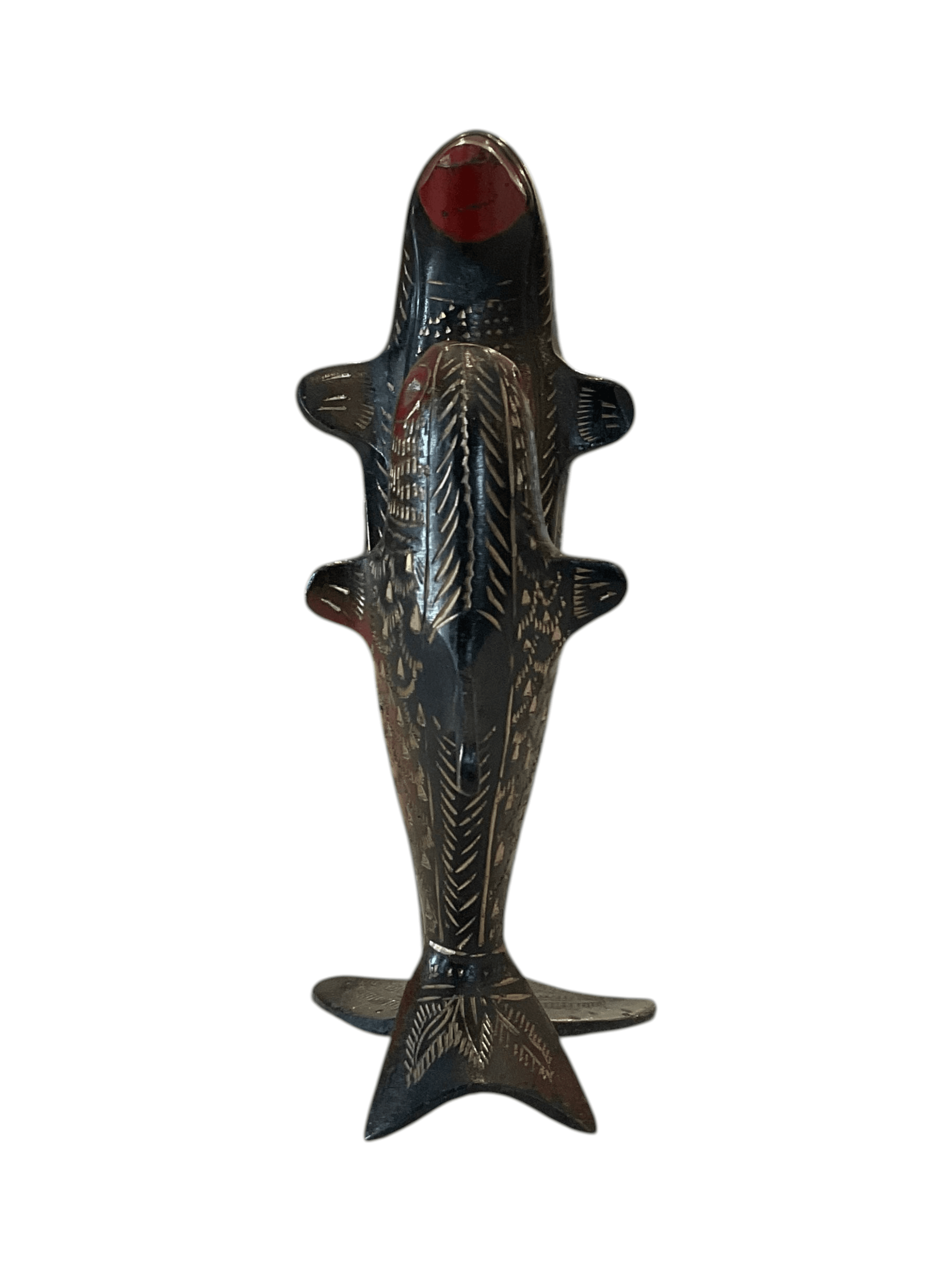 Set of 2 Brass Dolphin Figurines Set - Thumbnail 8