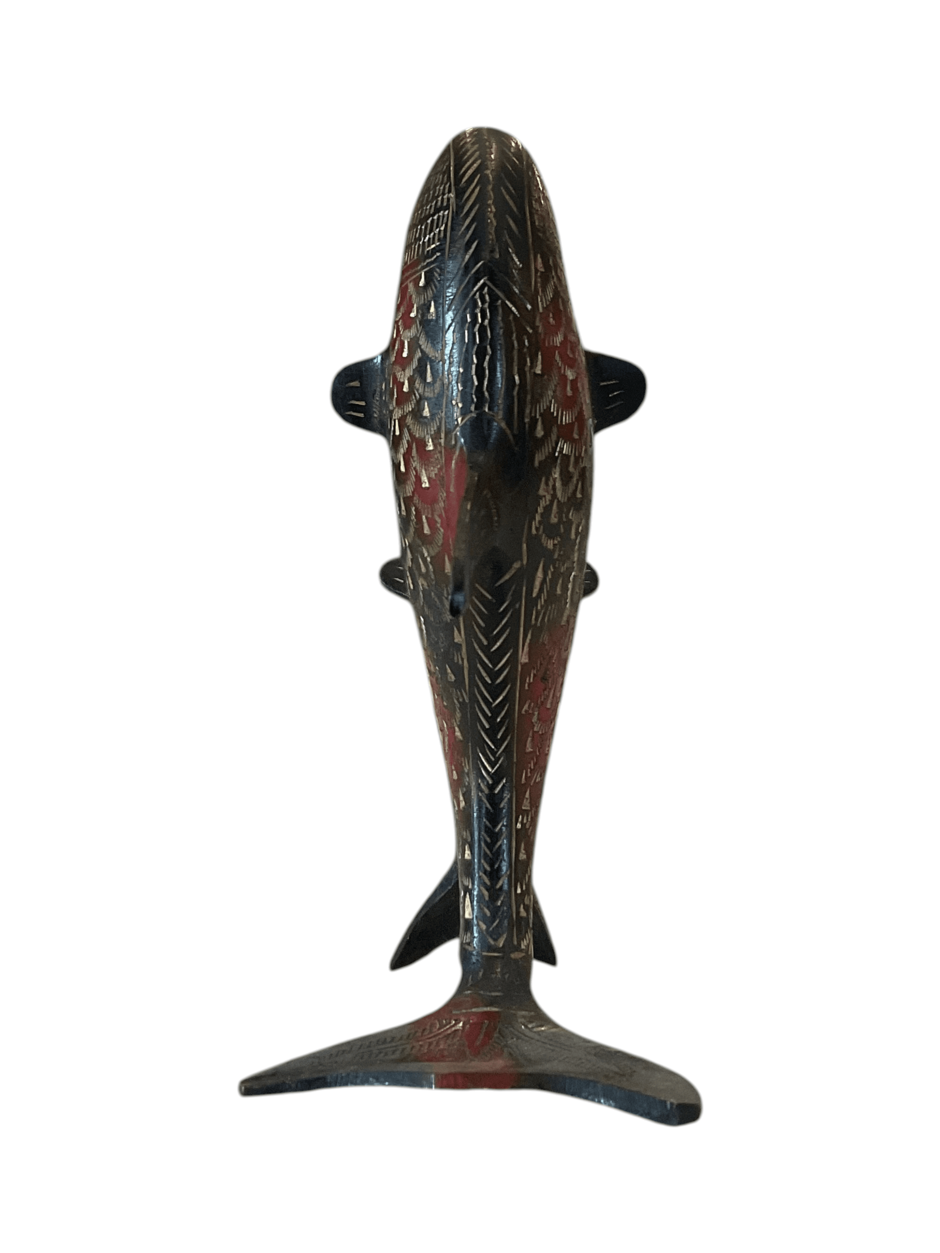Set of 2 Brass Dolphin Figurines Set - Thumbnail 10