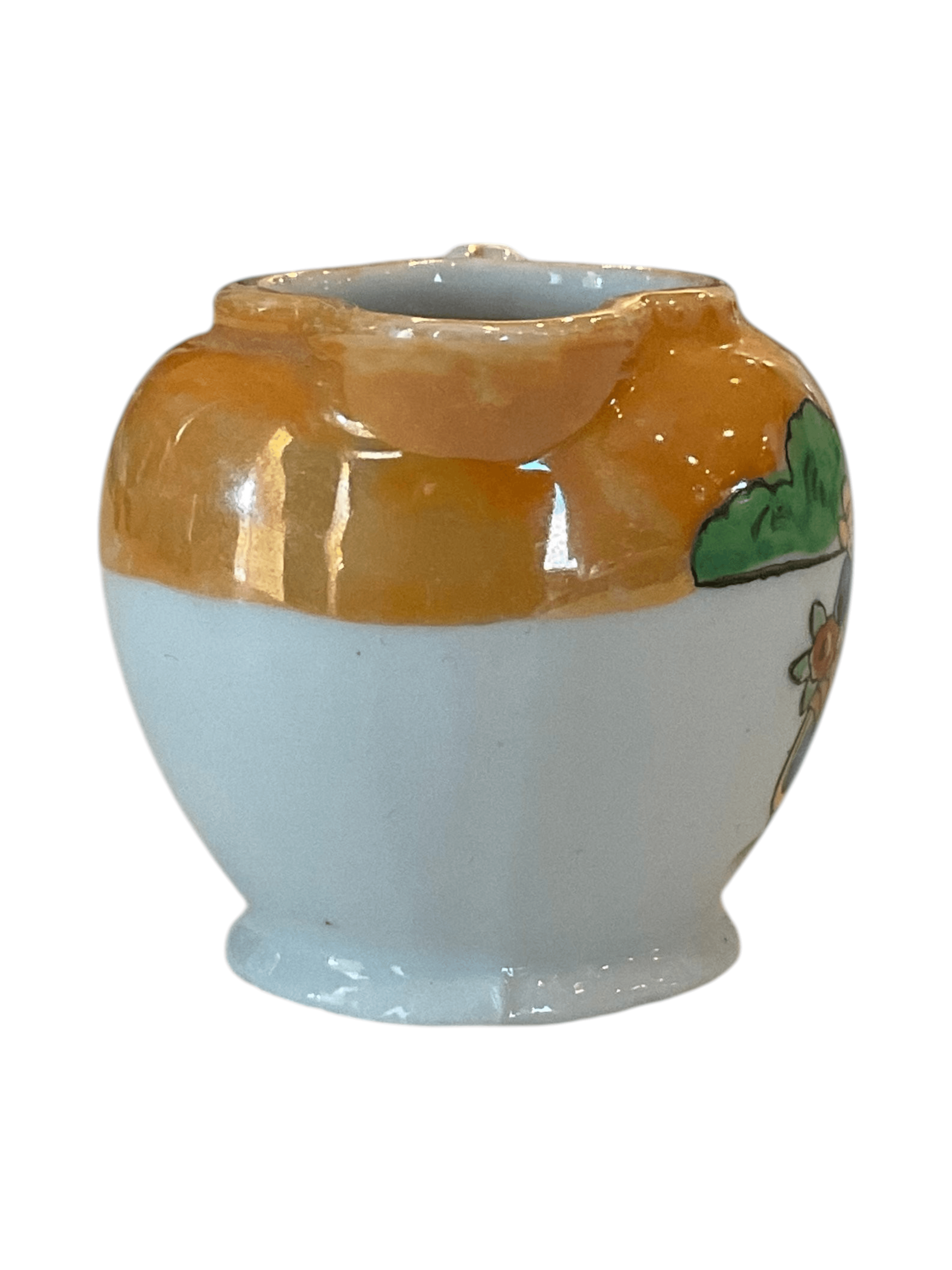 Vintage Hand-Painted Ceramic Creamer - Thumbnail 2