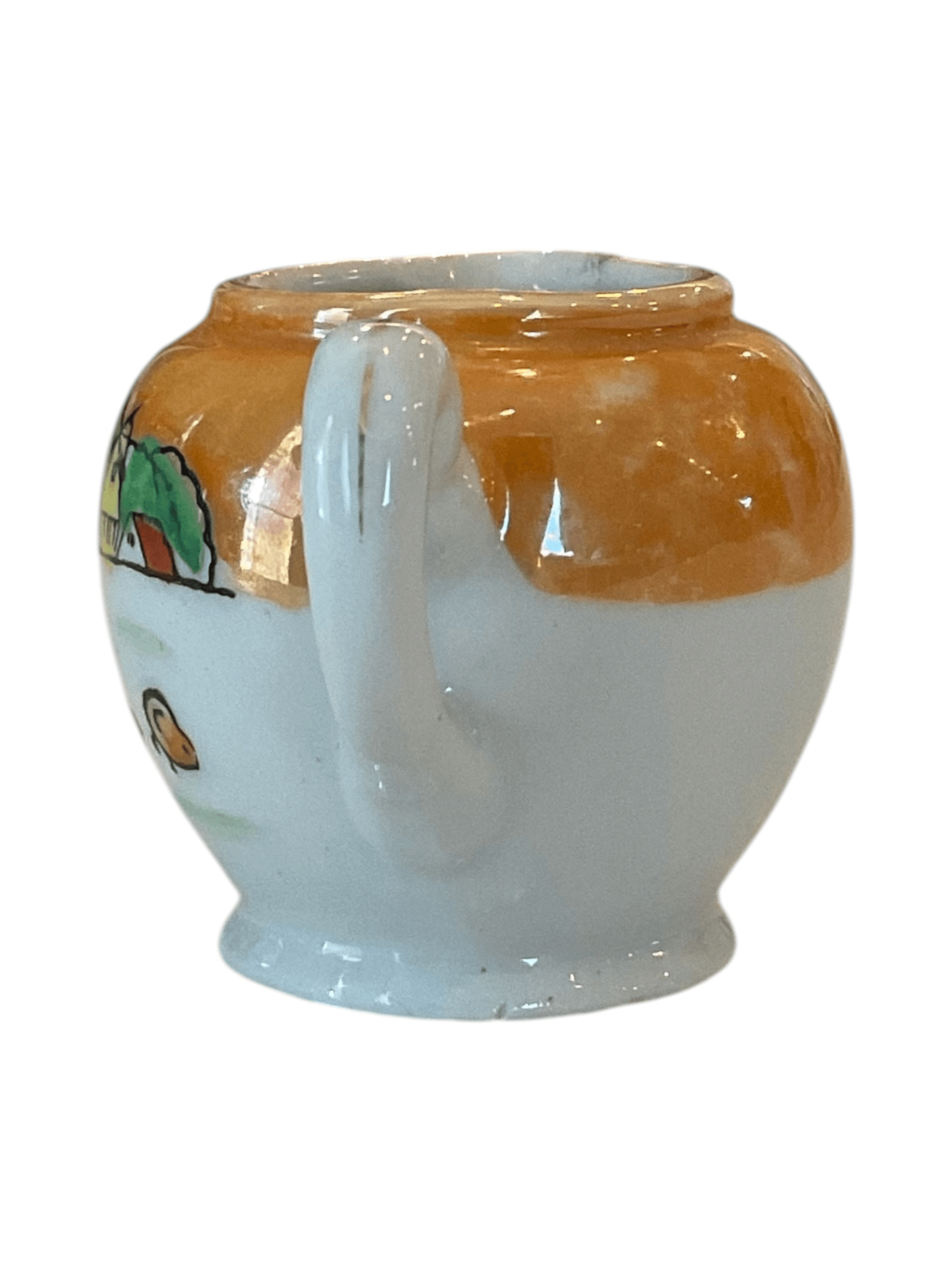 Vintage Hand-Painted Ceramic Creamer - Thumbnail 4