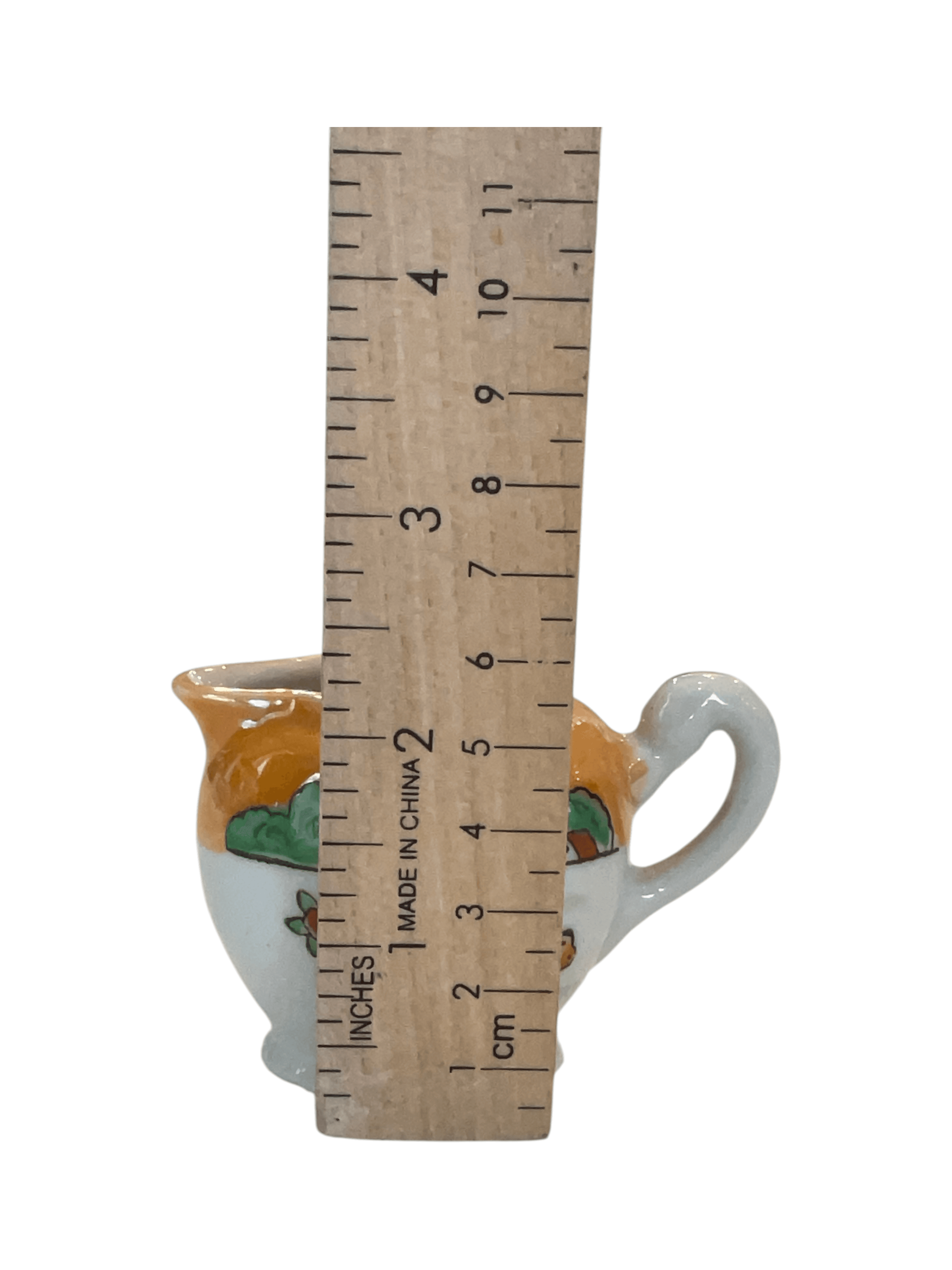 Vintage Hand-Painted Ceramic Creamer - Thumbnail 7