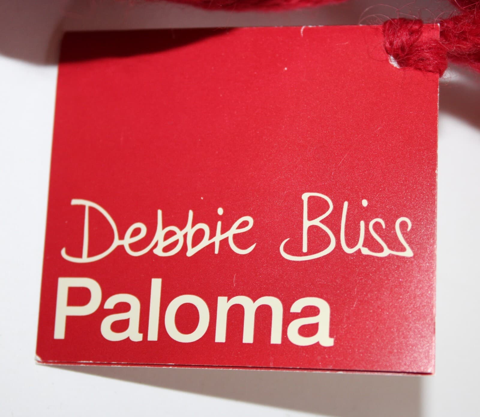 Debbie Bliss Yarn Paloma Col 42015 Red Baby Alpaca Merino Wool 50gr, 71yd - Thumbnail 3