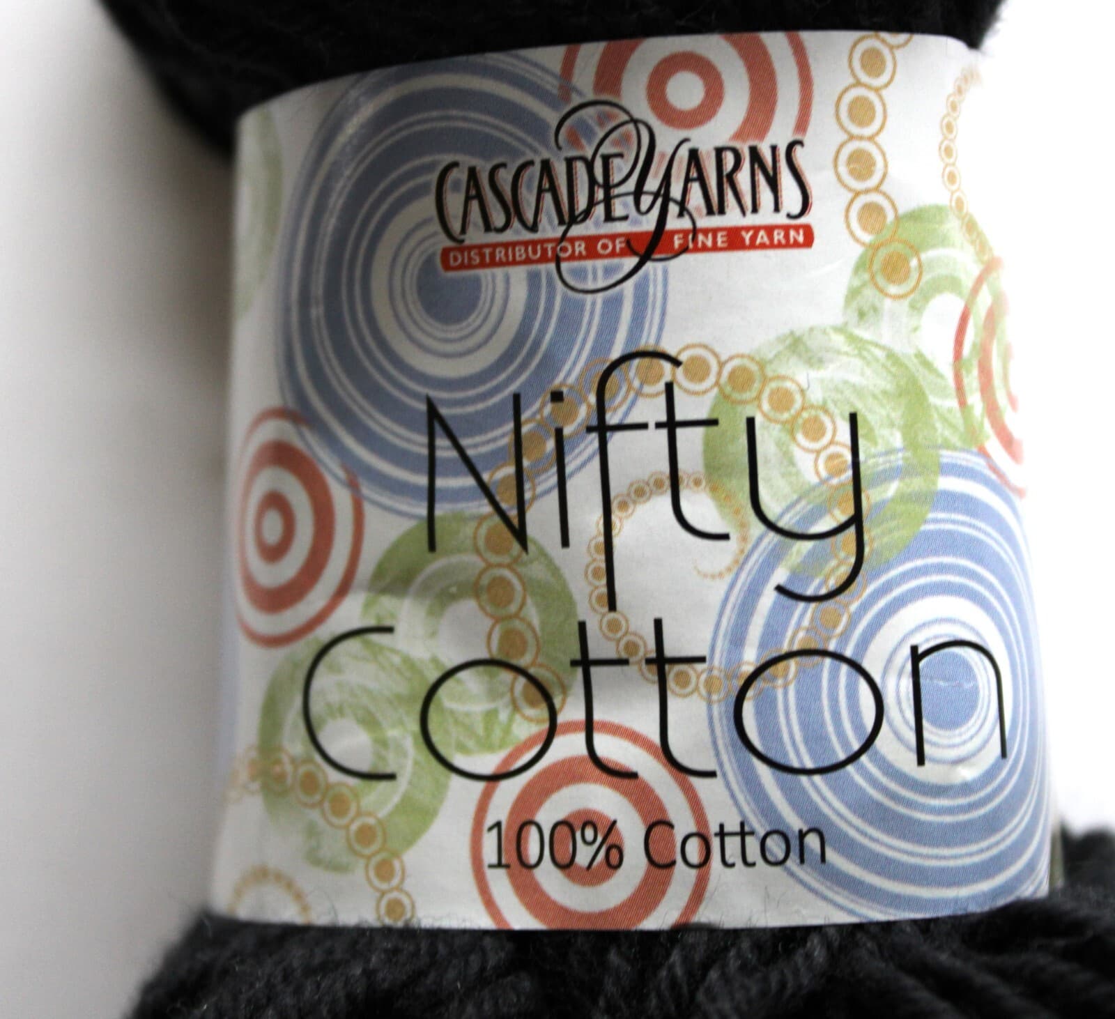 Cascade Yarn Nifty Cotton 100% Cotton Col 3 Black 3.5oz 185yd - Thumbnail 3