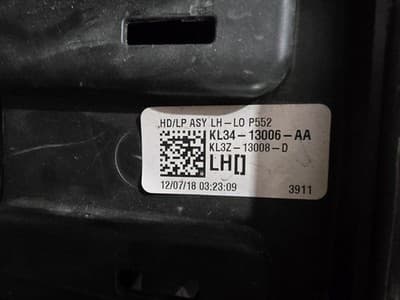 2018-2020 Ford F-150 Halogen Left Side Headlight Assembly OEM KL34-13006-AA - Thumbnail 3