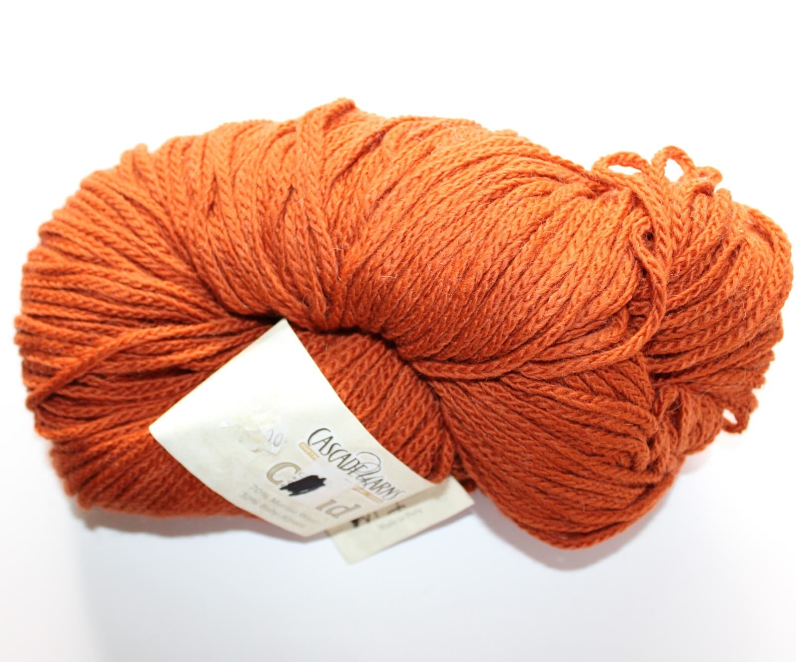Cascade Yarn Cloud Carrot Col 2106 70% Merino 30% Baby Alpaca 100gr 164yd
