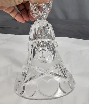 Echt Bleikristall Lead Crystal Happy Anniversary Heart Large 7" x 4.5" - Thumbnail 8