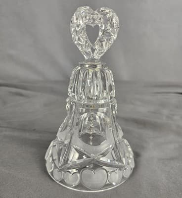 Echt Bleikristall Lead Crystal Happy Anniversary Heart Large 7" x 4.5" - Thumbnail 5