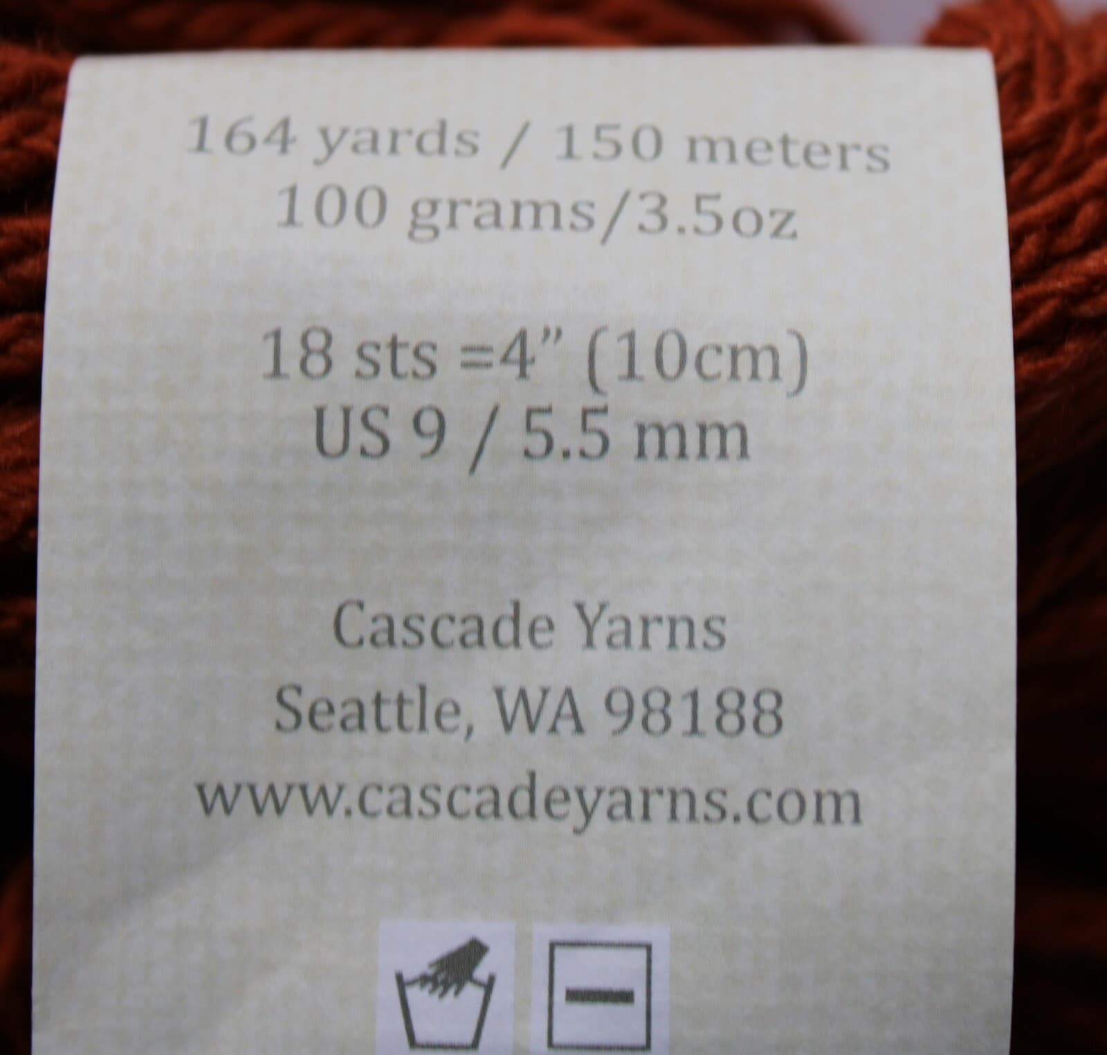 Cascade Yarn Cloud Carrot Col 2106 70% Merino 30% Baby Alpaca 100gr 164yd - Thumbnail 4