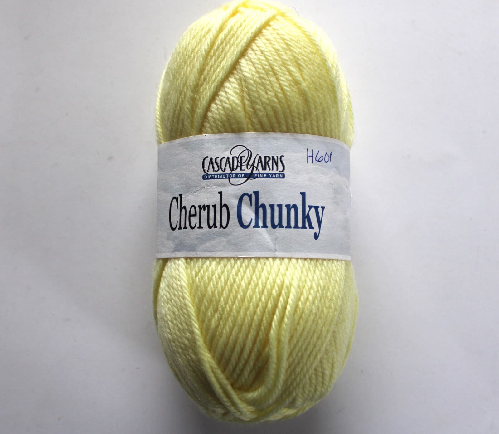 Cascade Yarn Cherub Chunky Bulky Col 10 Yellow Nylon Acrylic 3.5oz 136.7yd