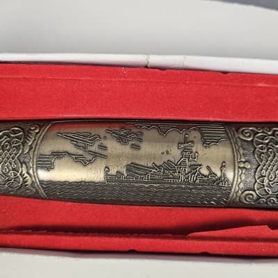 Decorative Stainless Steel Blade Hunting Knife 14" Jewel Scroll - Thumbnail 10