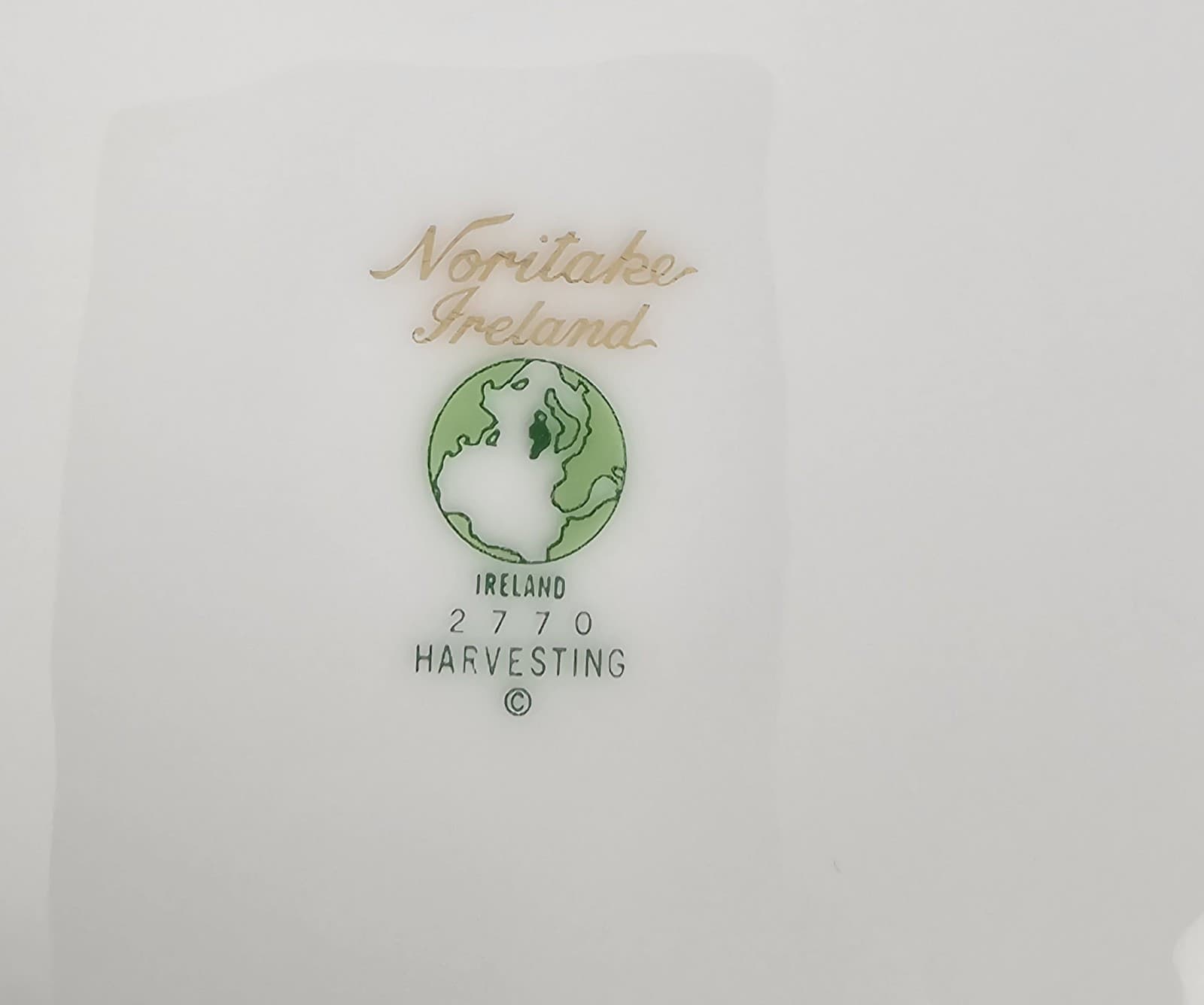 Vintage Noritake Ireland Harvesting 2770 Dinner Plate Flowers & Fruit 10.5" - Thumbnail 4
