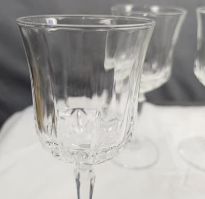 St. George American Heritage 4 Crystal Wine Glasses Long Stemware Water Goblet - Thumbnail 6